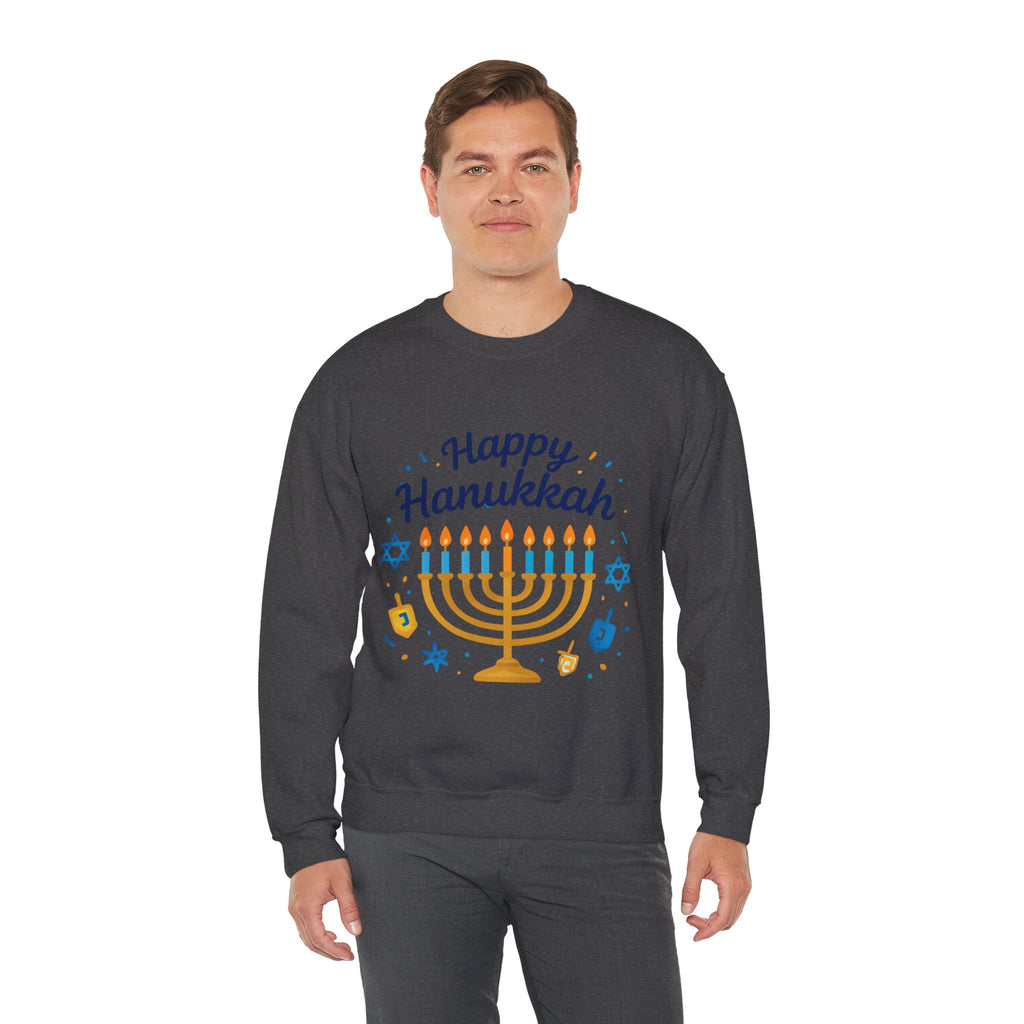 Happy Hanukkah Menorah Sweatshirt
