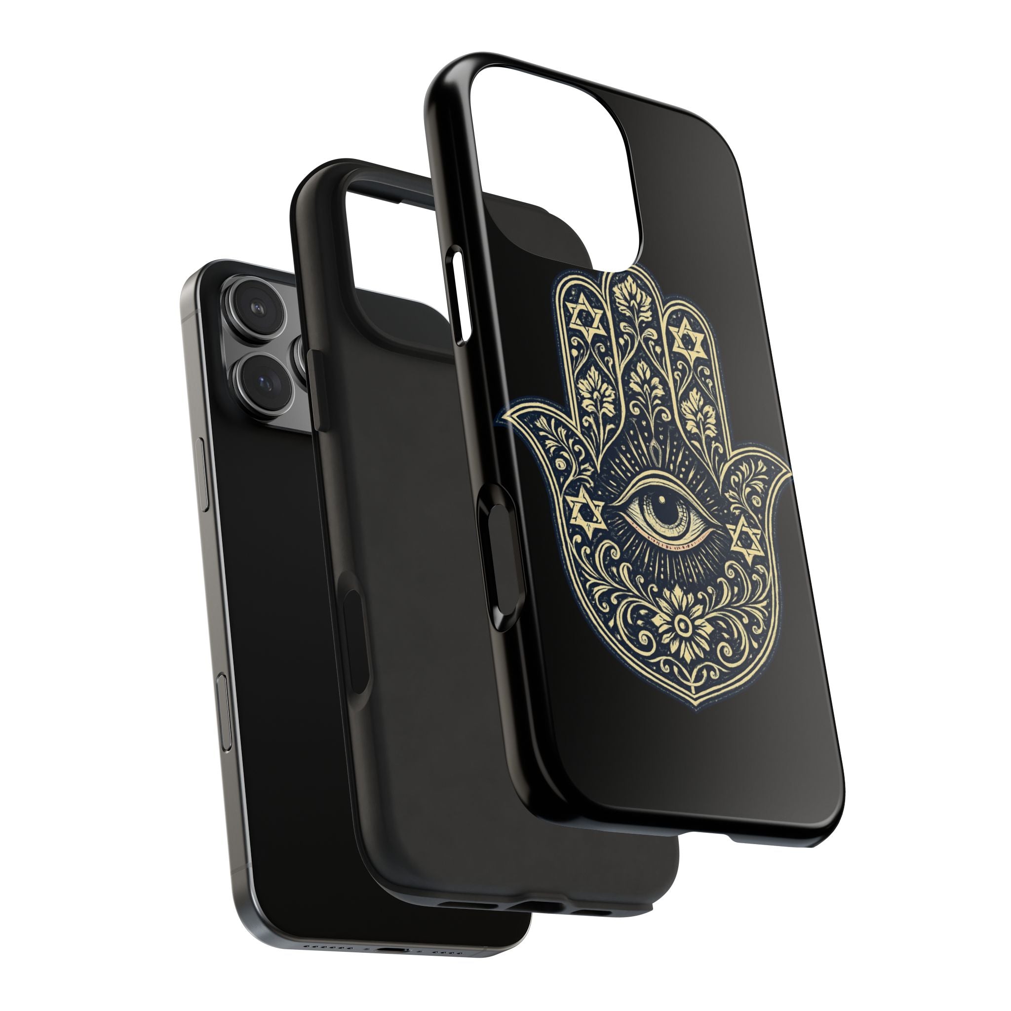 Hamsa Eye Tough Phone Case — Protective Spiritual Phone Cover