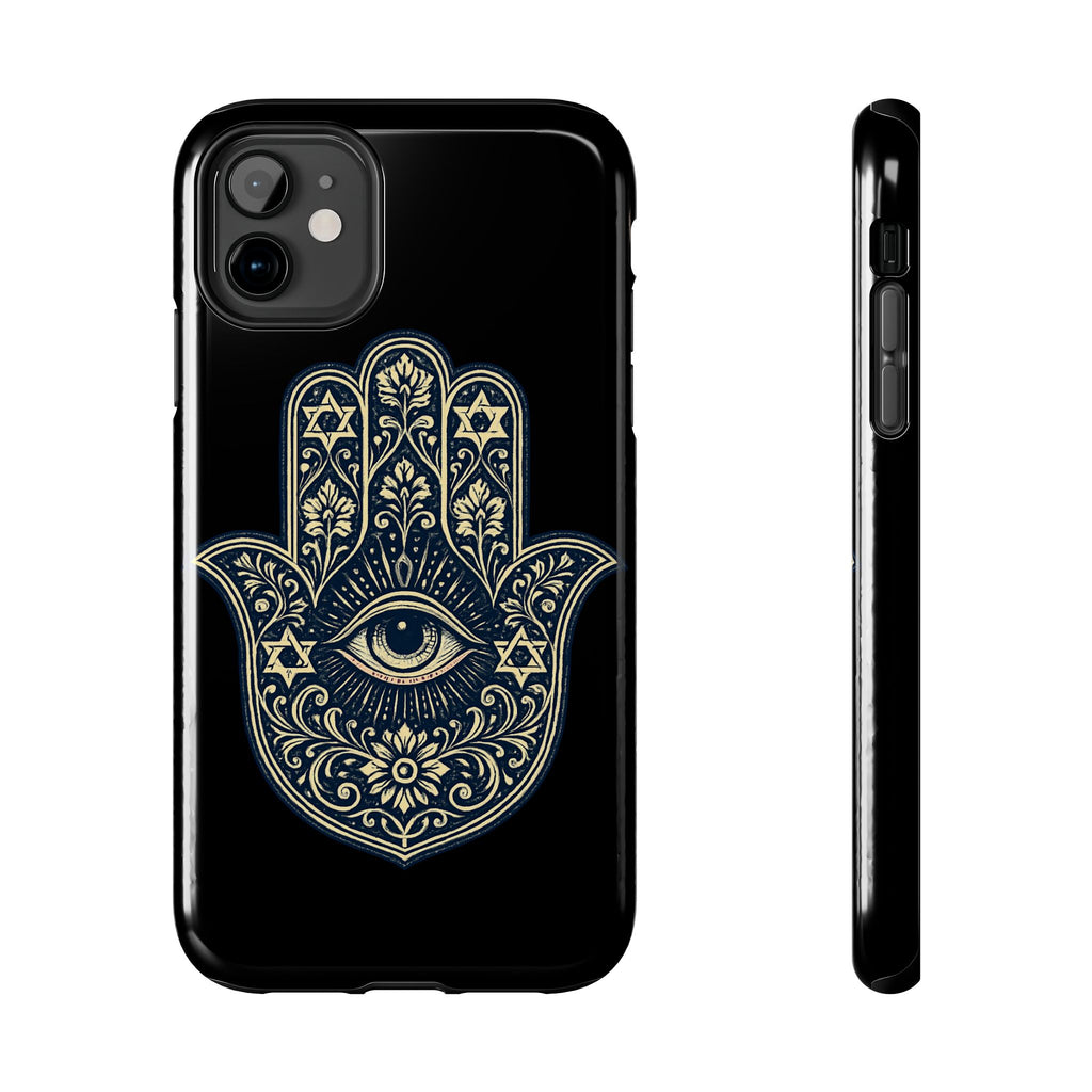 Hamsa Eye Tough Phone Case — Protective Spiritual Phone Cover