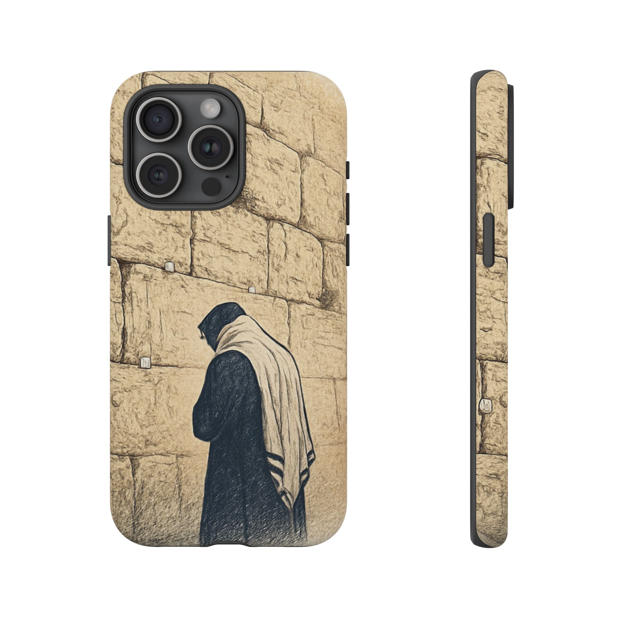 Western Wall Prayer Phone Case — Jewish Prayer Design Tough Cases