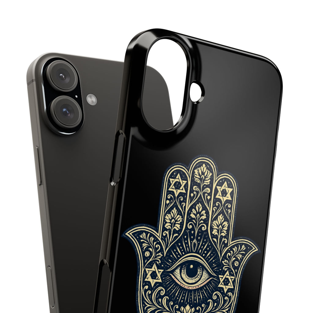 Hamsa Eye Slim Phone Case — Protective Spiritual Hand Design