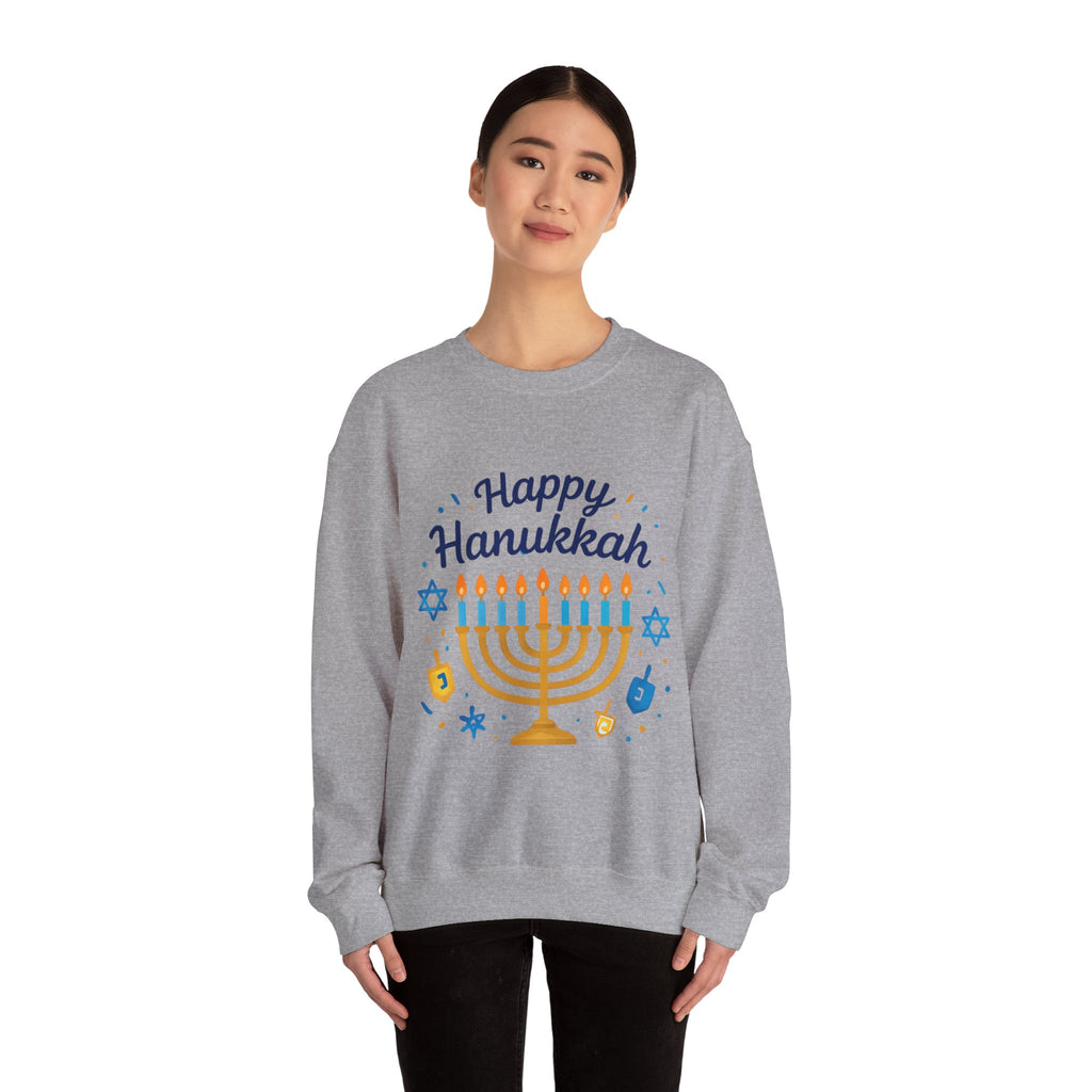 Happy Hanukkah Menorah Sweatshirt