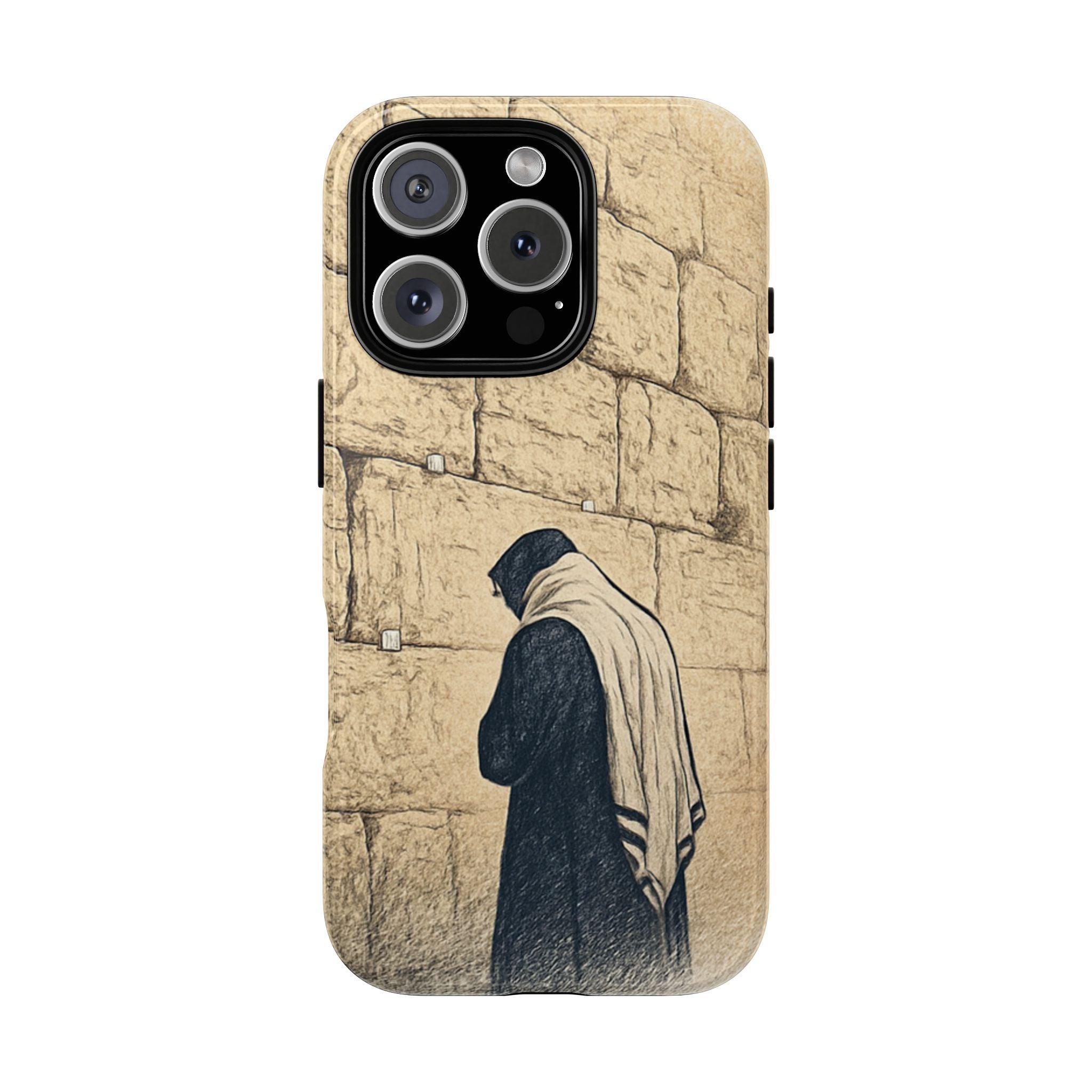 Western Wall Prayer Phone Case — Jewish Prayer Design Tough Cases