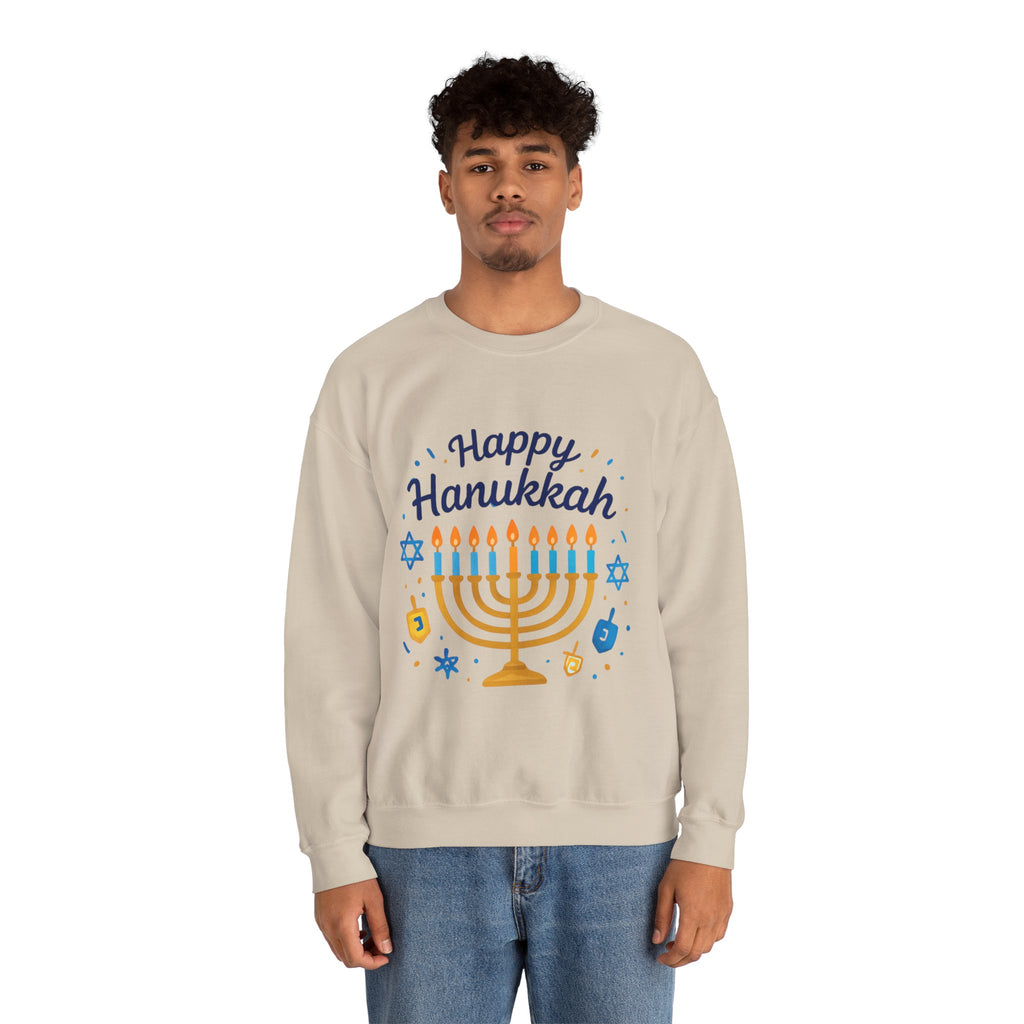 Happy Hanukkah Menorah Sweatshirt