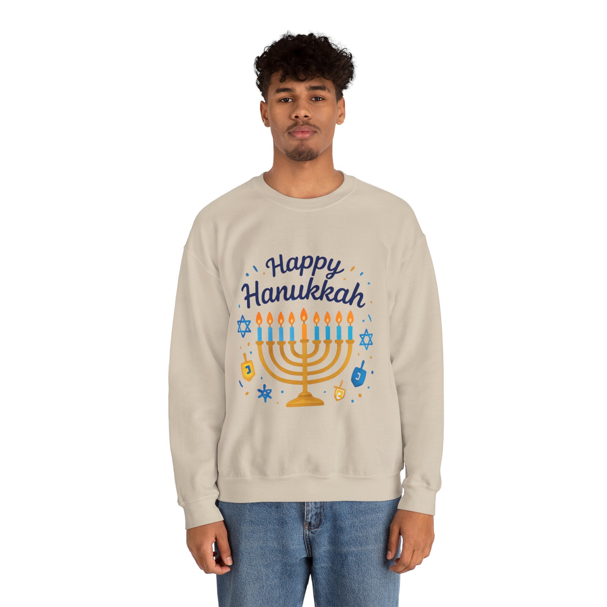 Happy Hanukkah Menorah Sweatshirt