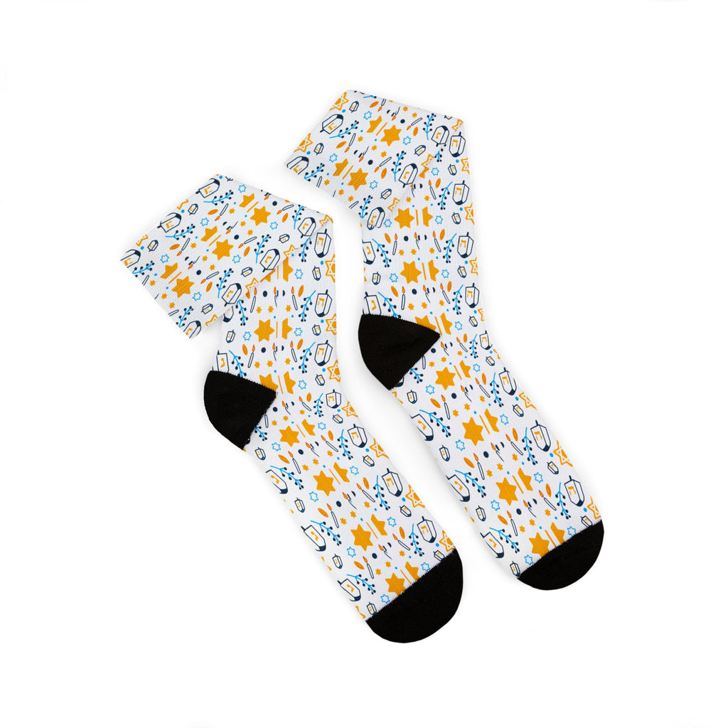 Hannukah Pattern Socks