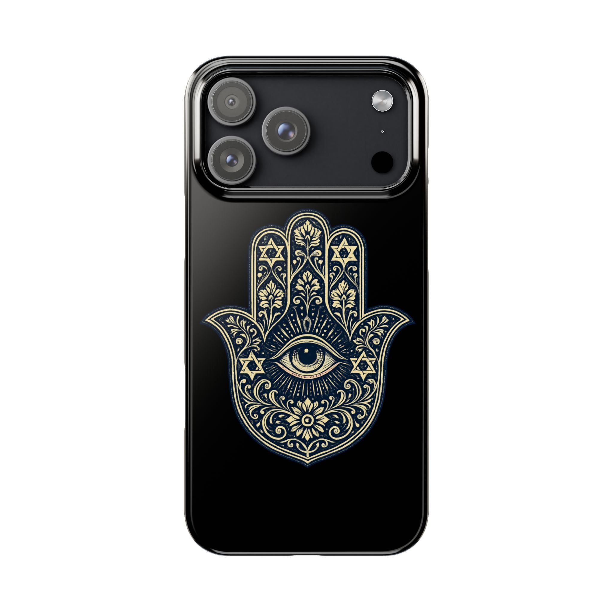 Hamsa Eye Slim Phone Case — Protective Spiritual Hand Design