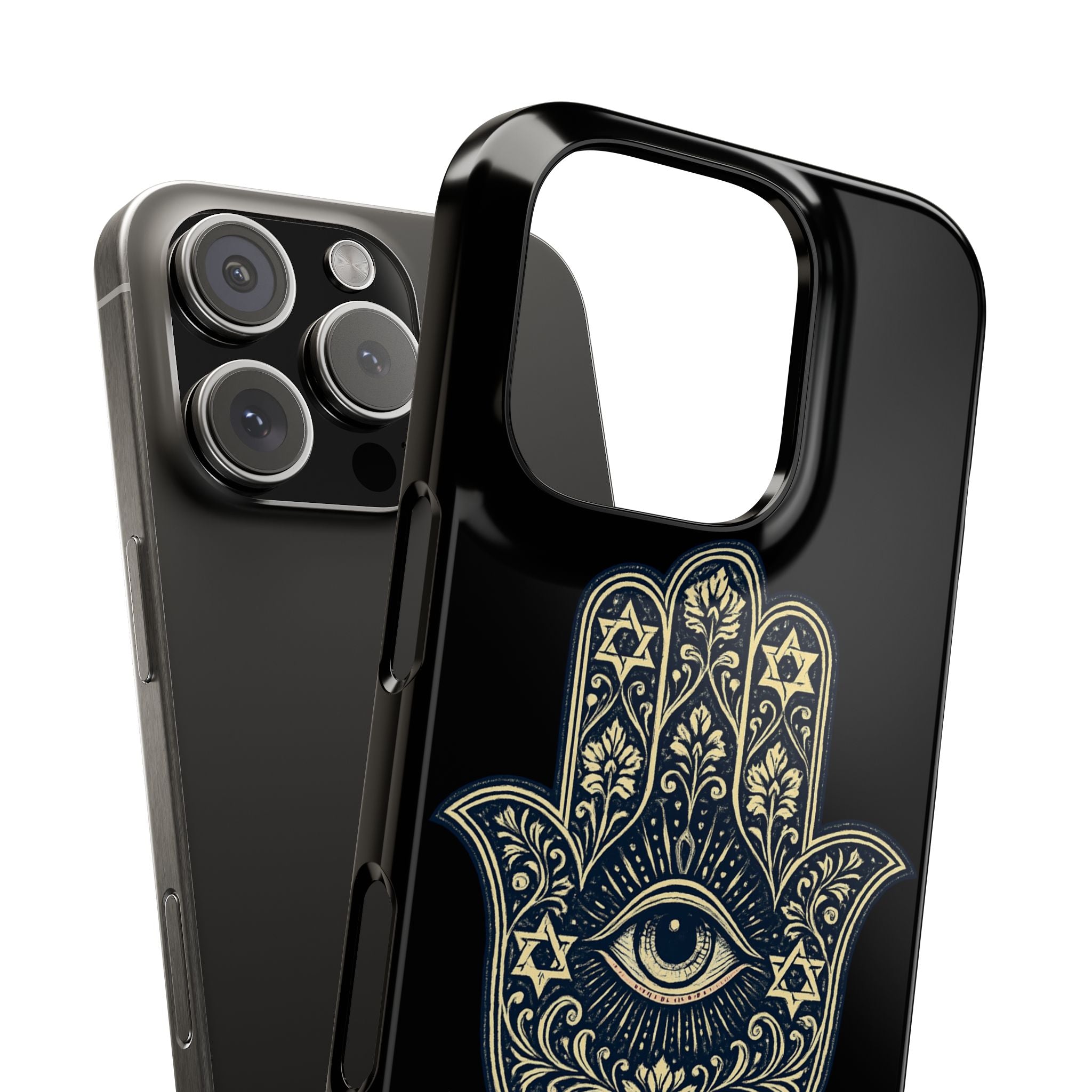 Hamsa Eye Slim Phone Case — Protective Spiritual Hand Design