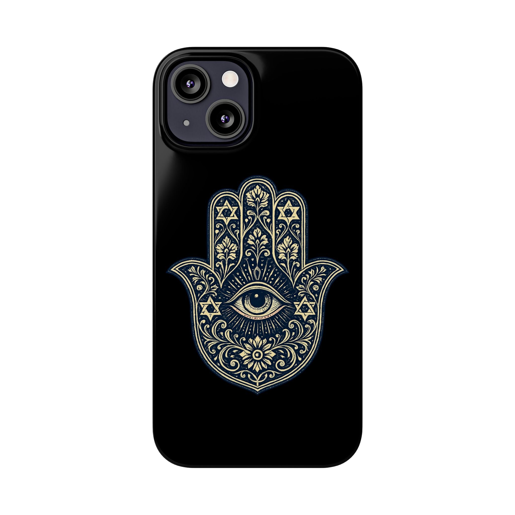 Hamsa Eye Slim Phone Case — Protective Spiritual Hand Design