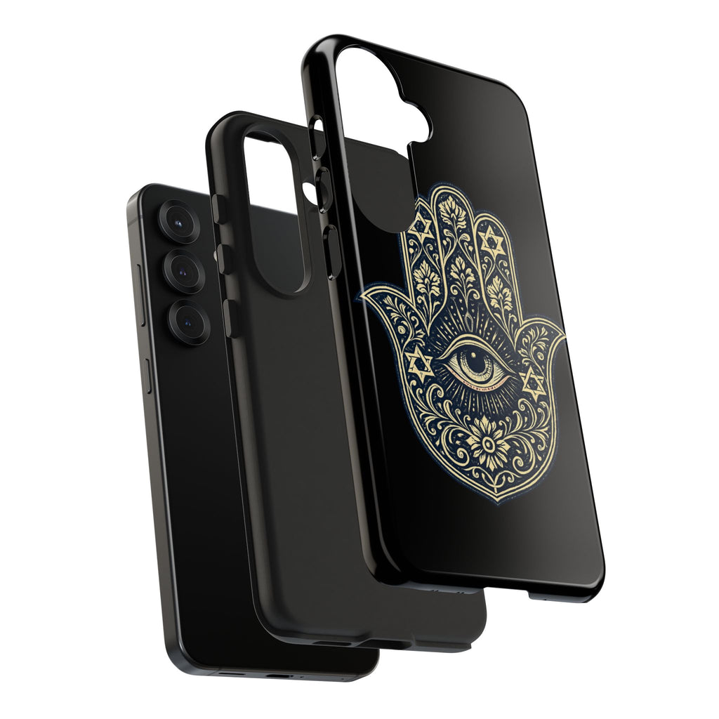 Hamsa Eye Tough Phone Case — Protective Spiritual Phone Cover