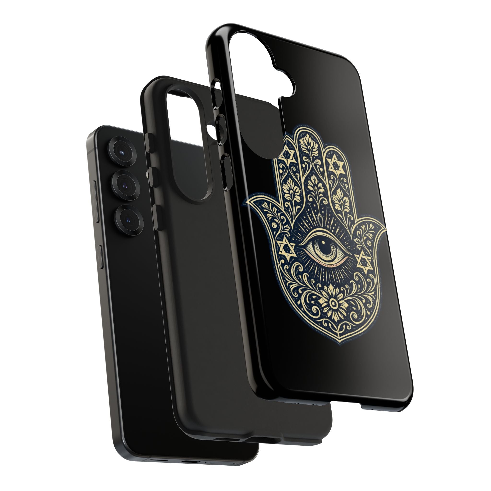 Hamsa Eye Tough Phone Case — Protective Spiritual Phone Cover