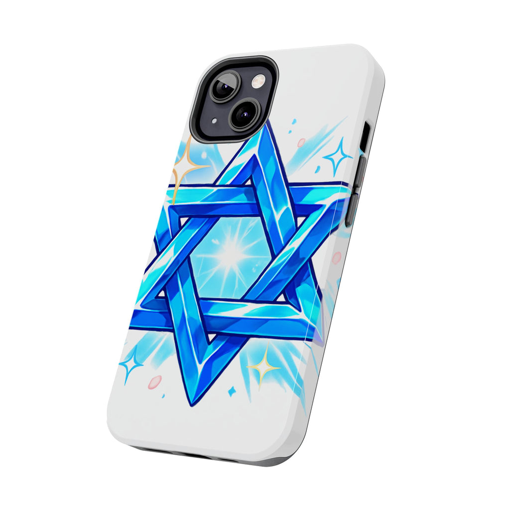 Star of David Blue Phone Case — Jewish Protection Design | Jewish Gift