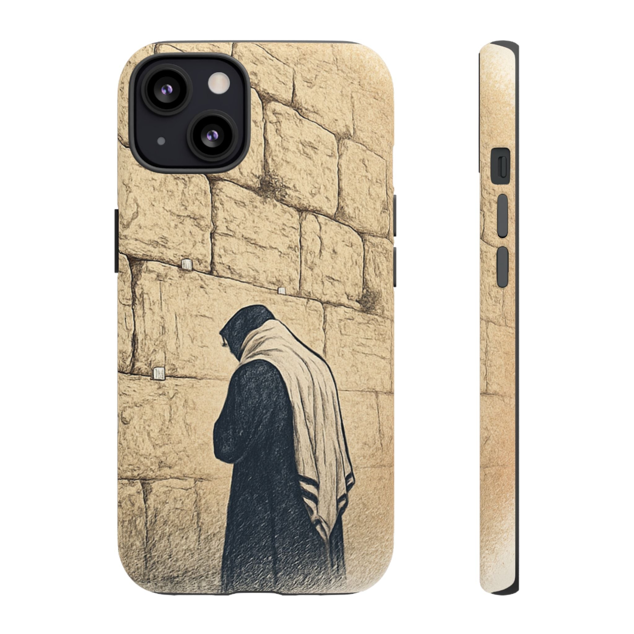 Western Wall Prayer Phone Case — Jewish Prayer Design Tough Cases