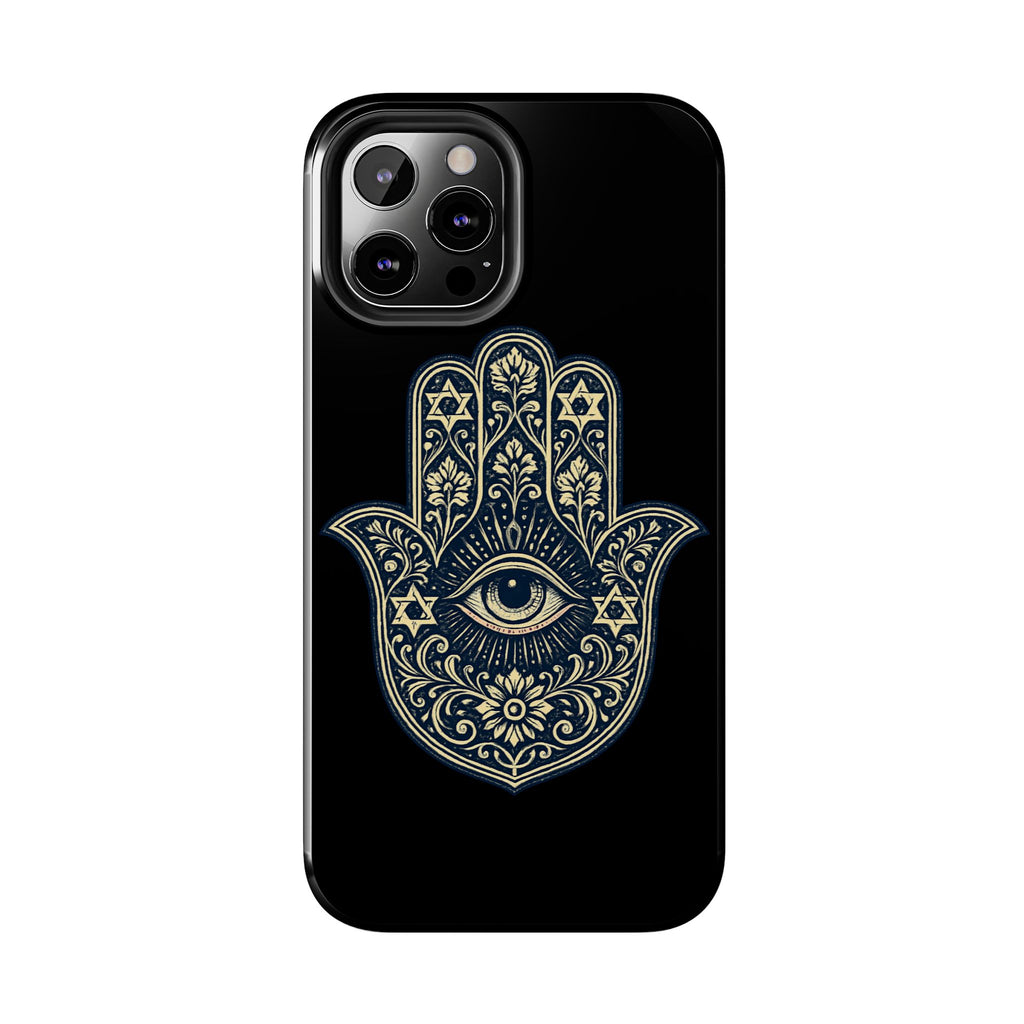 Hamsa Eye Tough Phone Case — Protective Spiritual Phone Cover