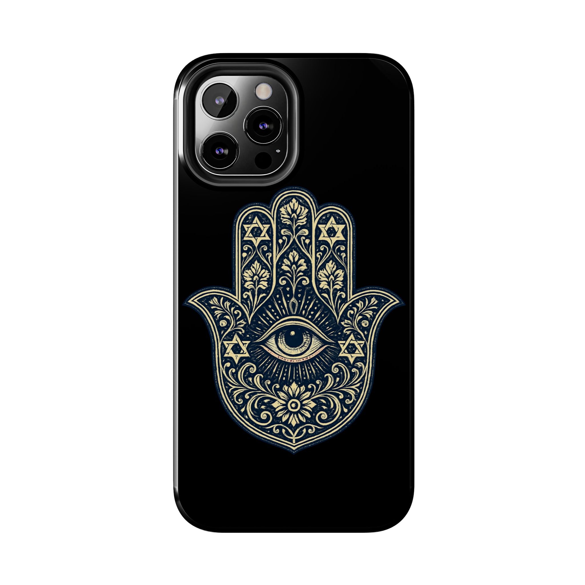 Hamsa Eye Tough Phone Case — Protective Spiritual Phone Cover