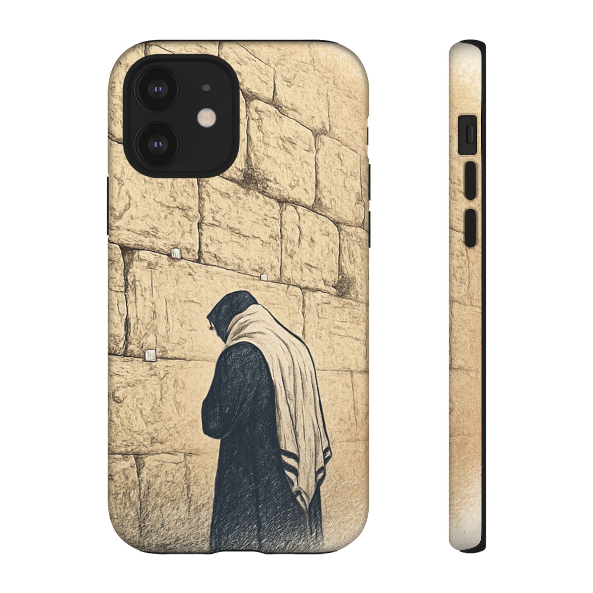 Western Wall Prayer Phone Case — Jewish Prayer Design Tough Cases