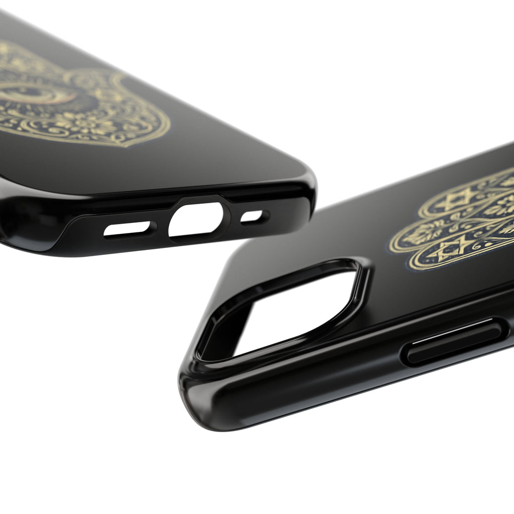 Hamsa Eye Tough Phone Case — Protective Spiritual Phone Cover