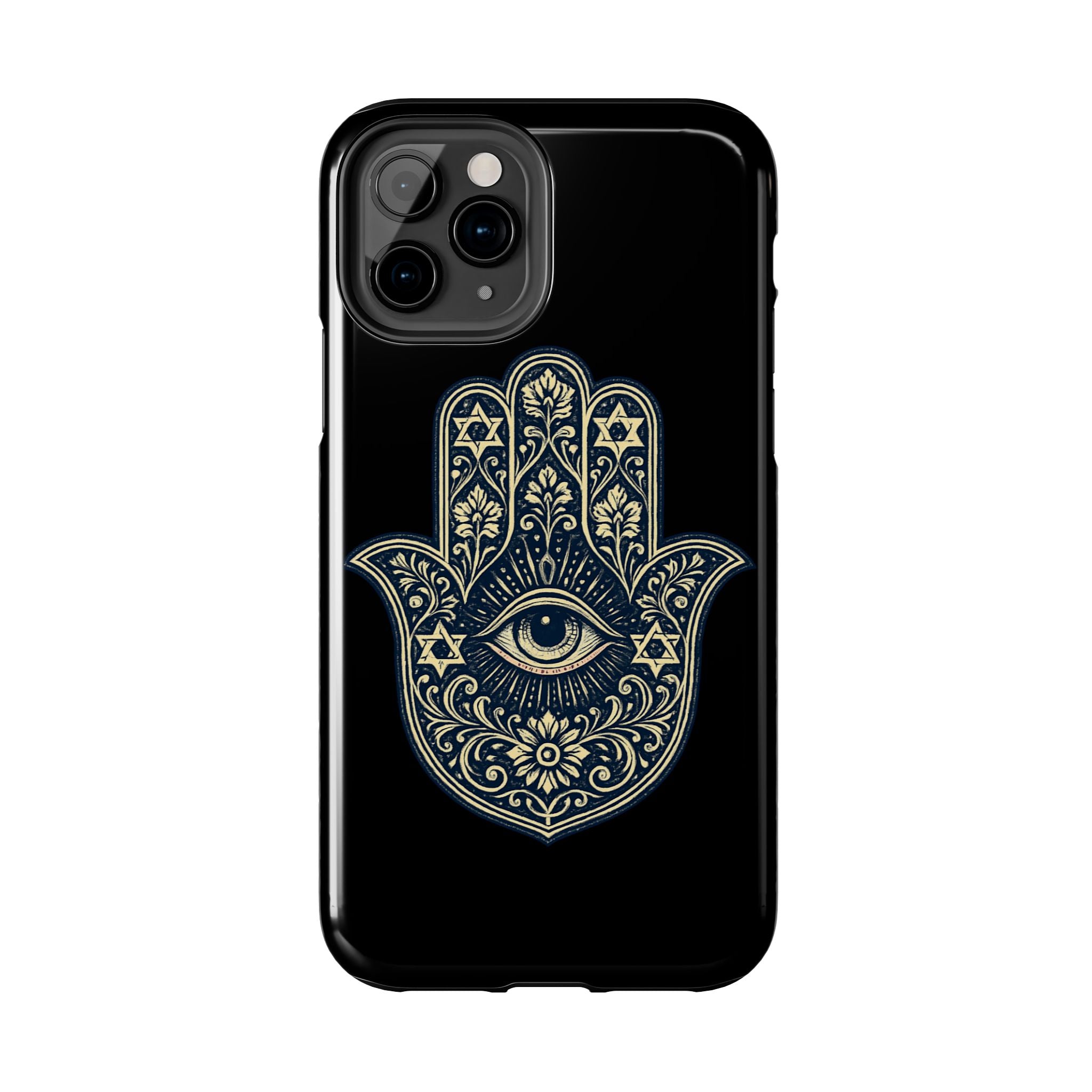 Hamsa Eye Tough Phone Case — Protective Spiritual Phone Cover