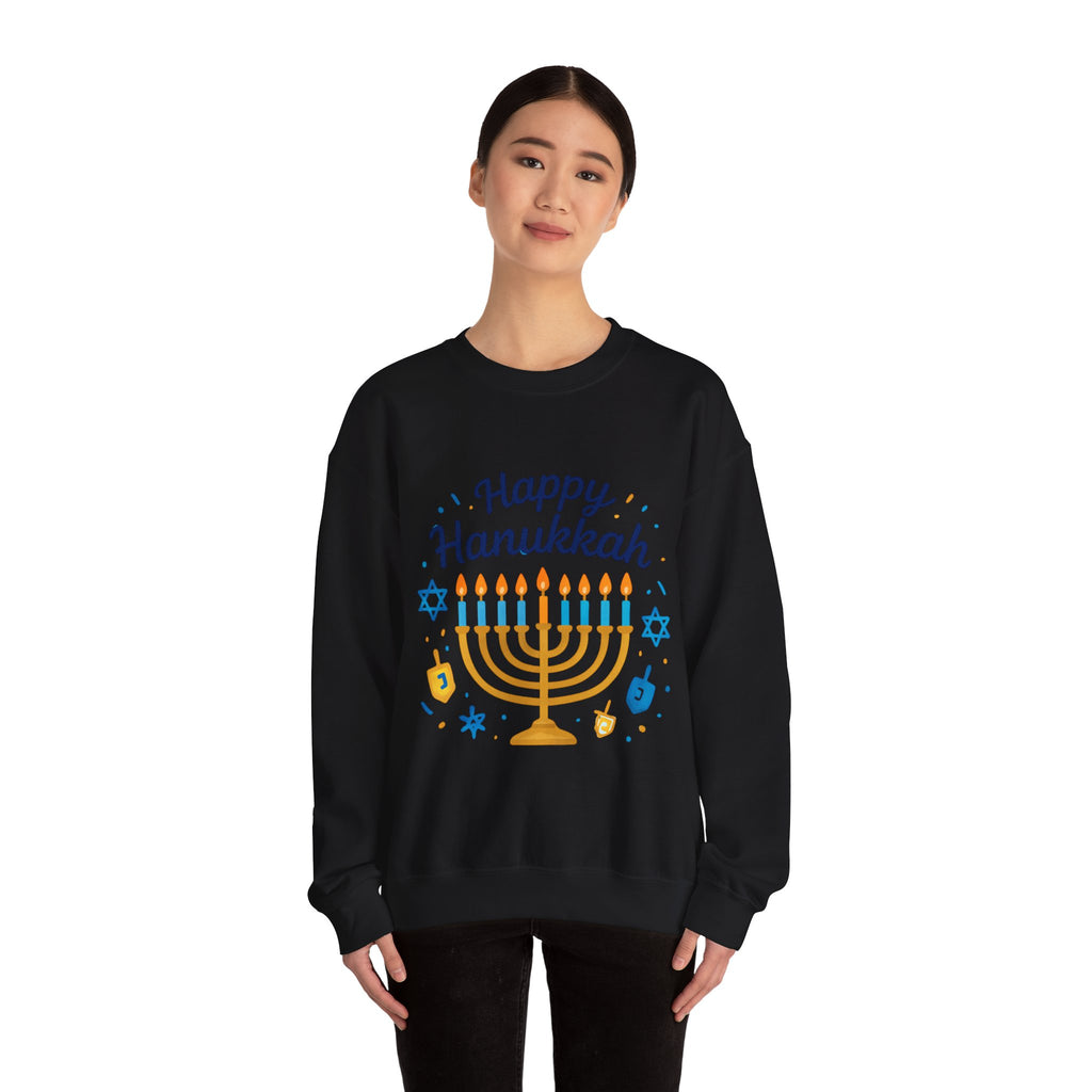 Happy Hanukkah Menorah Sweatshirt