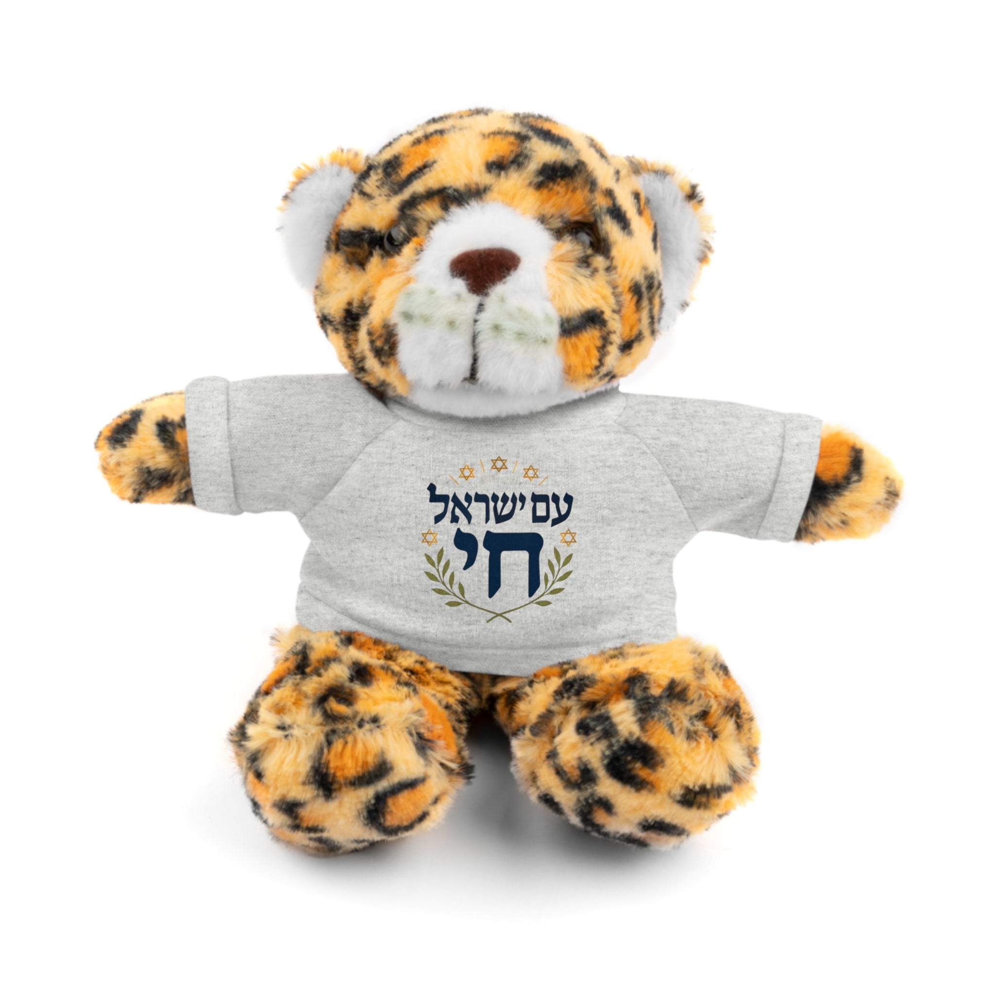 Israel Chai Teddy Bear — Plush Stuffed Animal with Tee