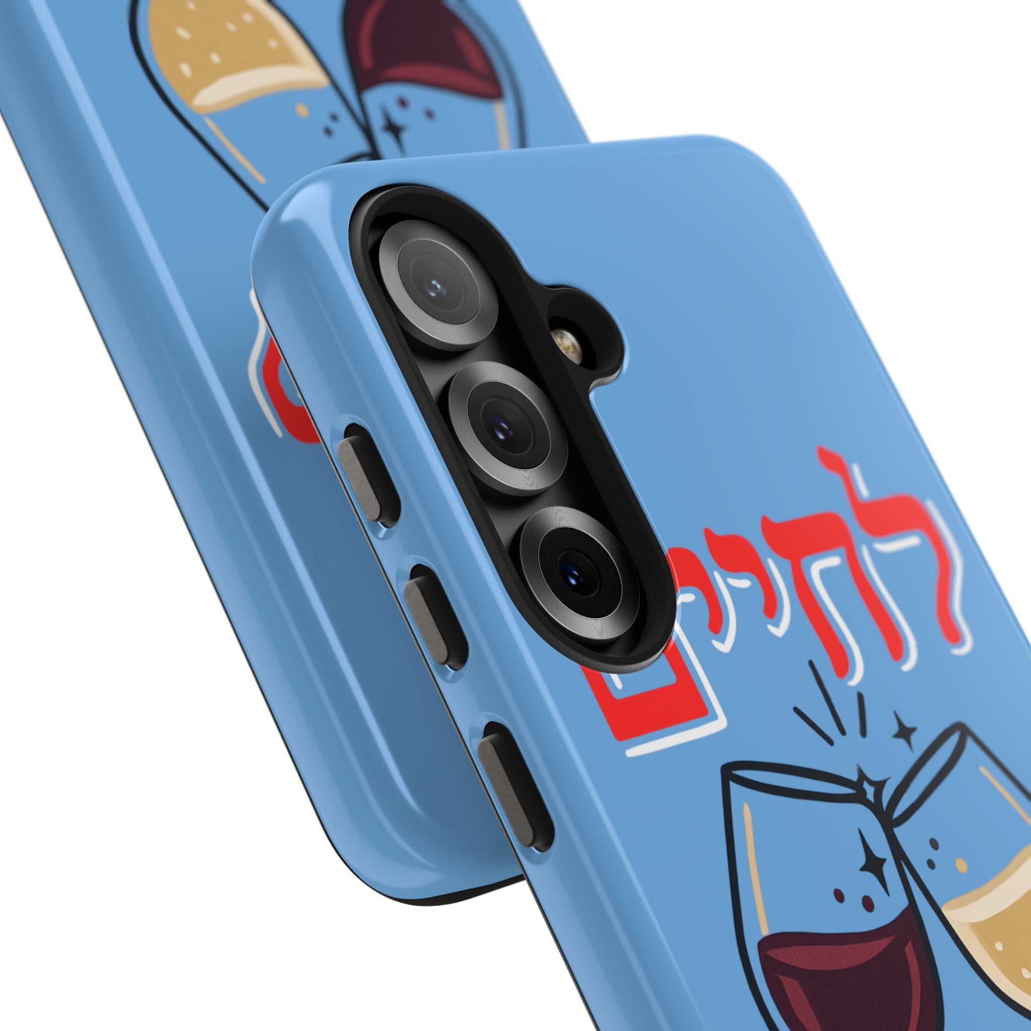 Phone Case — 'L'Chaim' Cheers Wine Tough Protective Cover