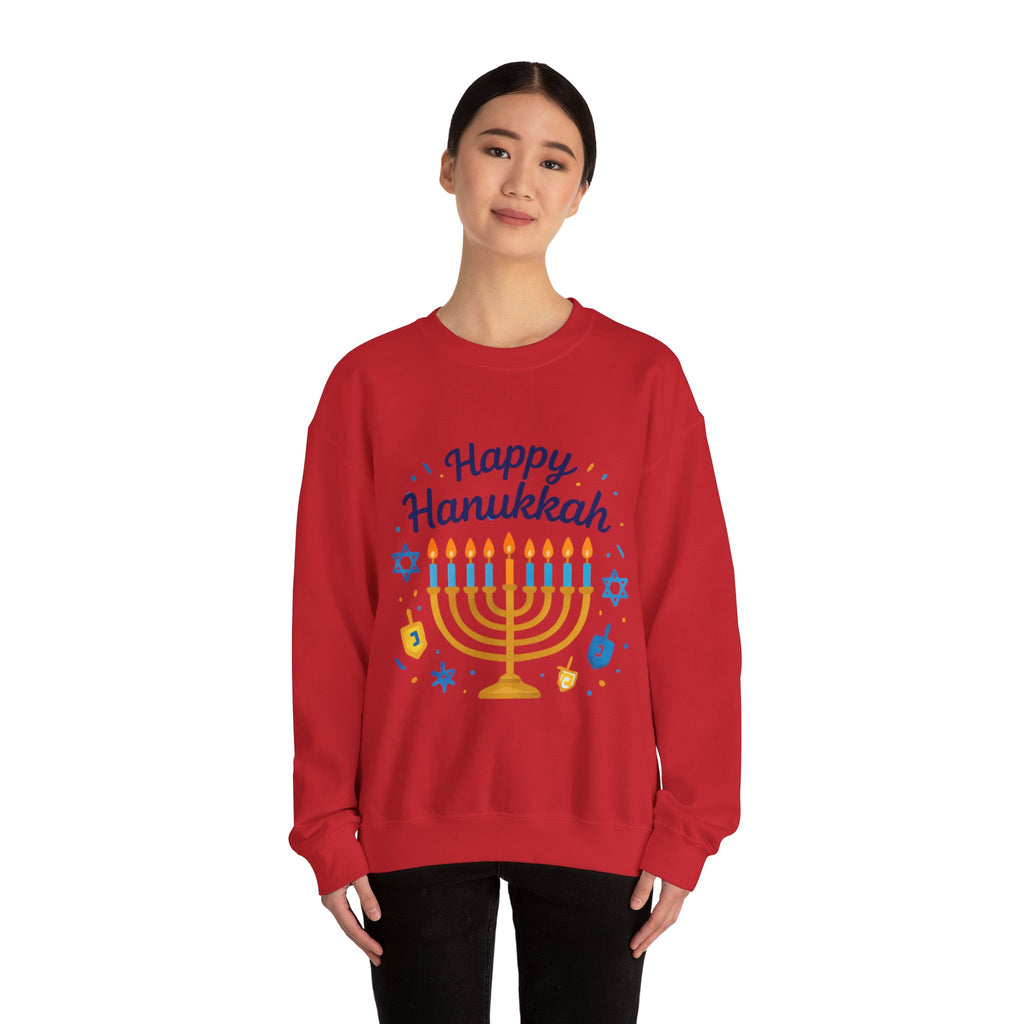 Happy Hanukkah Menorah Sweatshirt