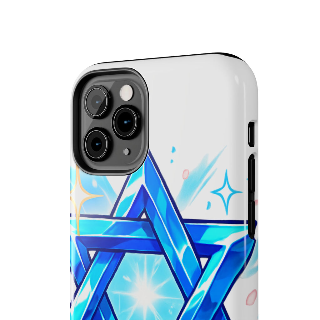 Star of David Blue Phone Case — Jewish Protection Design | Jewish Gift