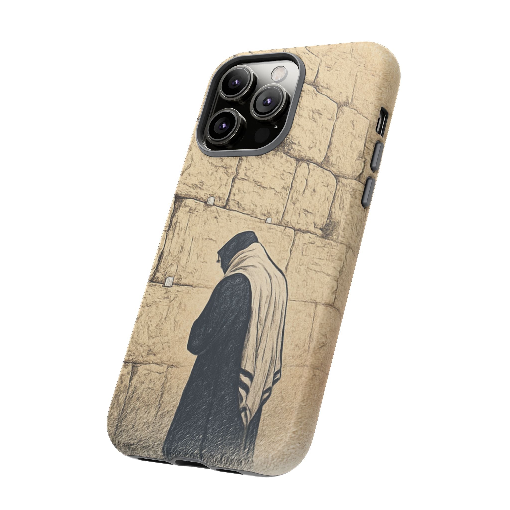 Western Wall Prayer Phone Case — Jewish Prayer Design Tough Cases