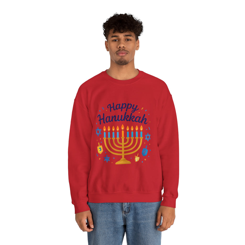 Happy Hanukkah Menorah Sweatshirt