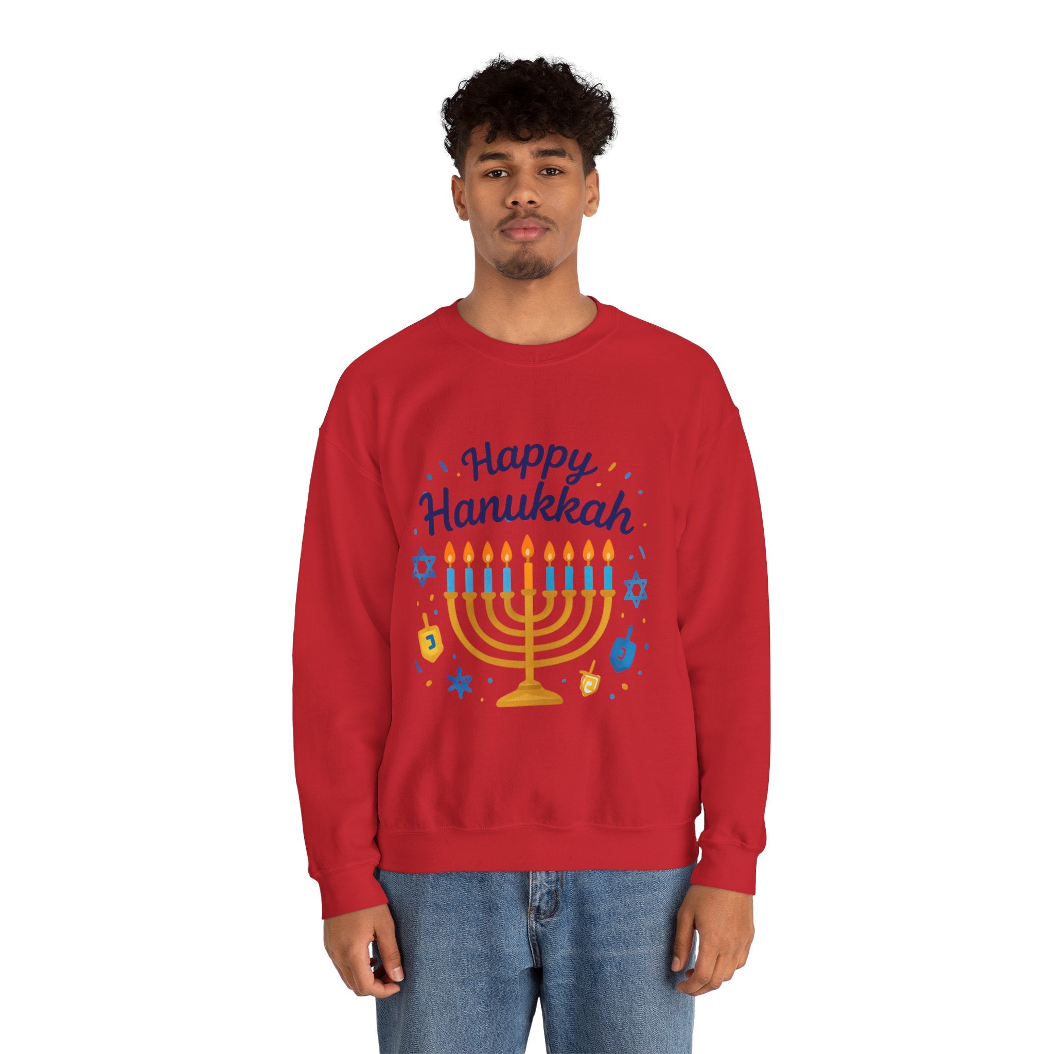 Happy Hanukkah Menorah Sweatshirt