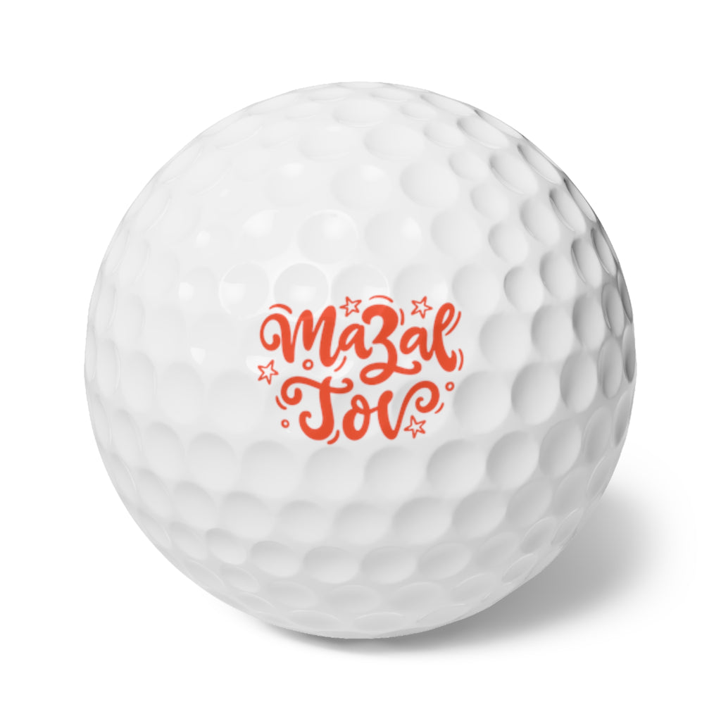 Mazel Tov Golf Balls, 6pcs