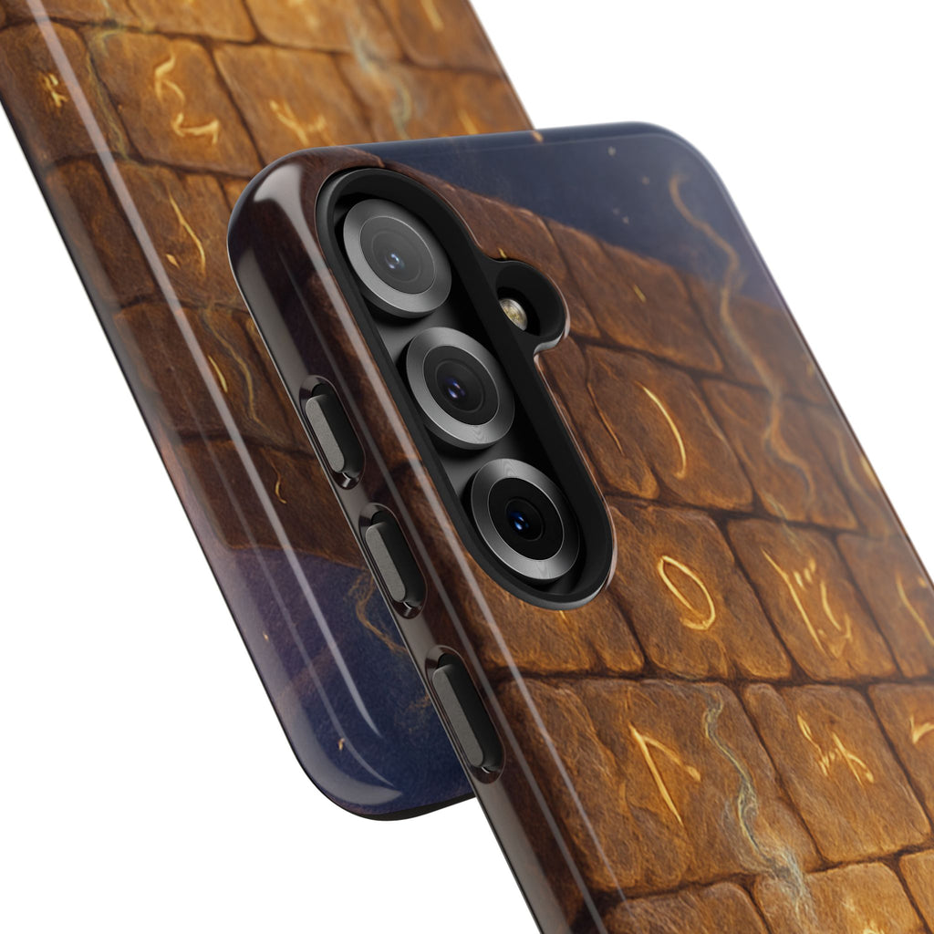 Jewish western Wall Illustration Phone Case — Prayer Silhouettes, Jerusalem Religious Art