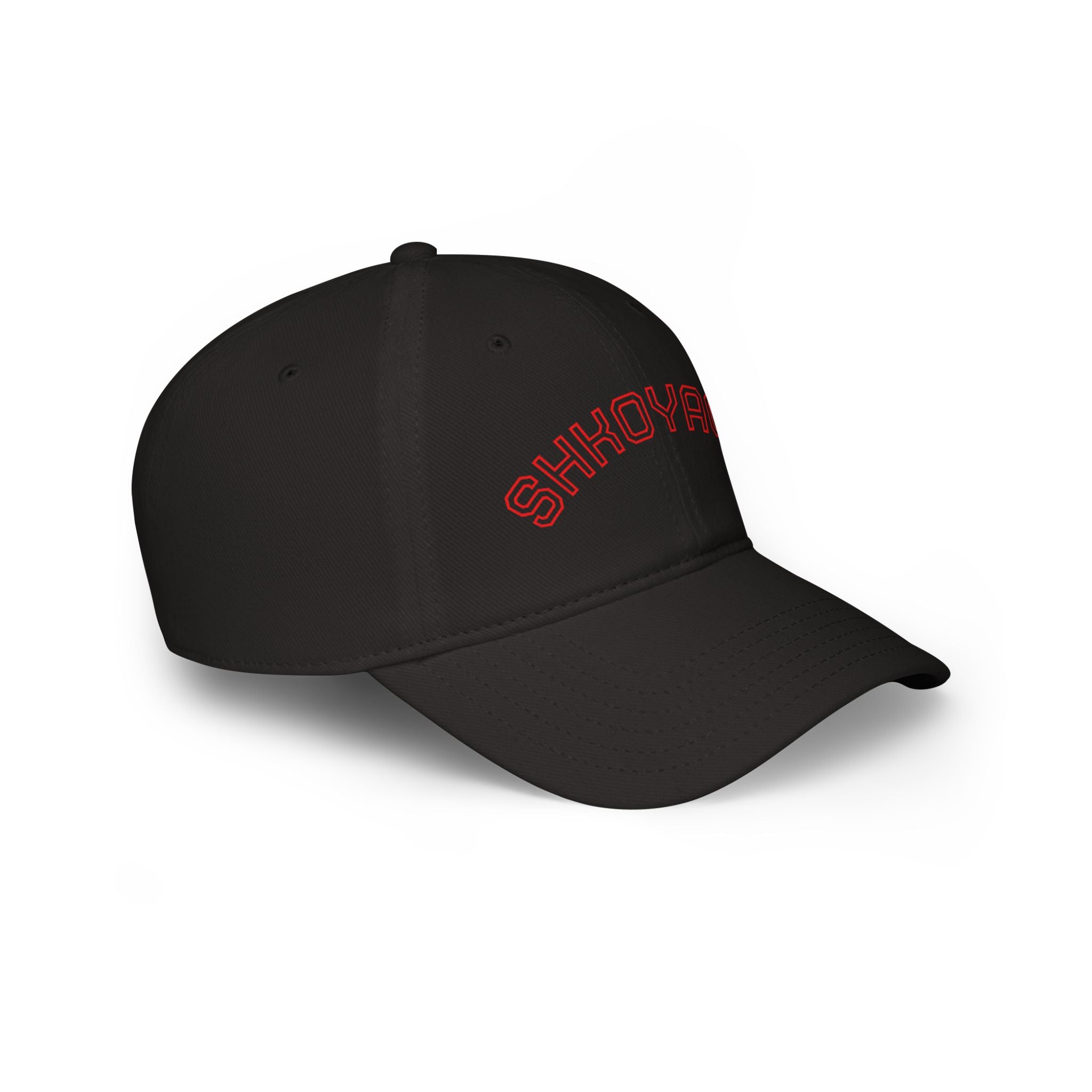 Low Profile Baseball Cap — Jewish "Shkoyach" Embroidered Baseball Cap