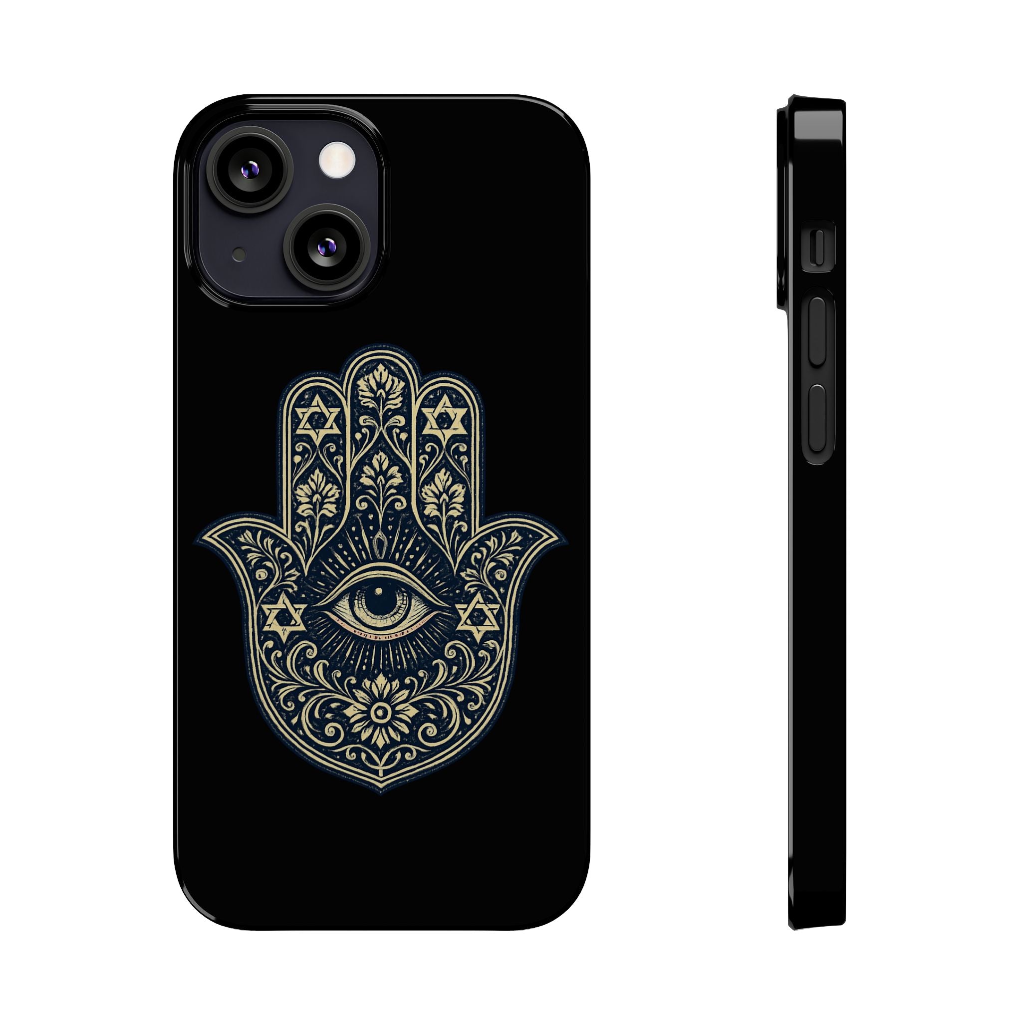 Hamsa Eye Slim Phone Case — Protective Spiritual Hand Design