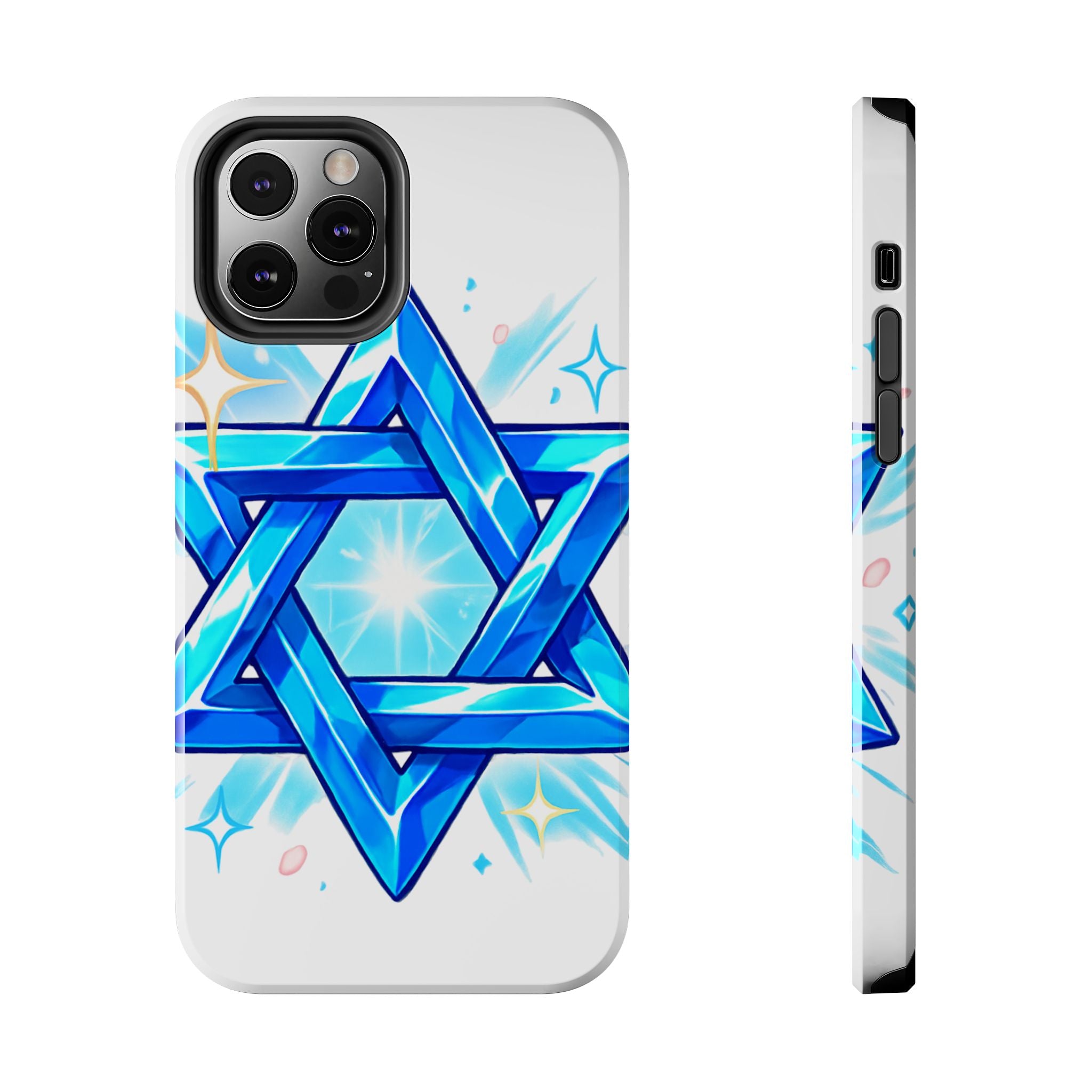 Star of David Blue Phone Case — Jewish Protection Design | Jewish Gift