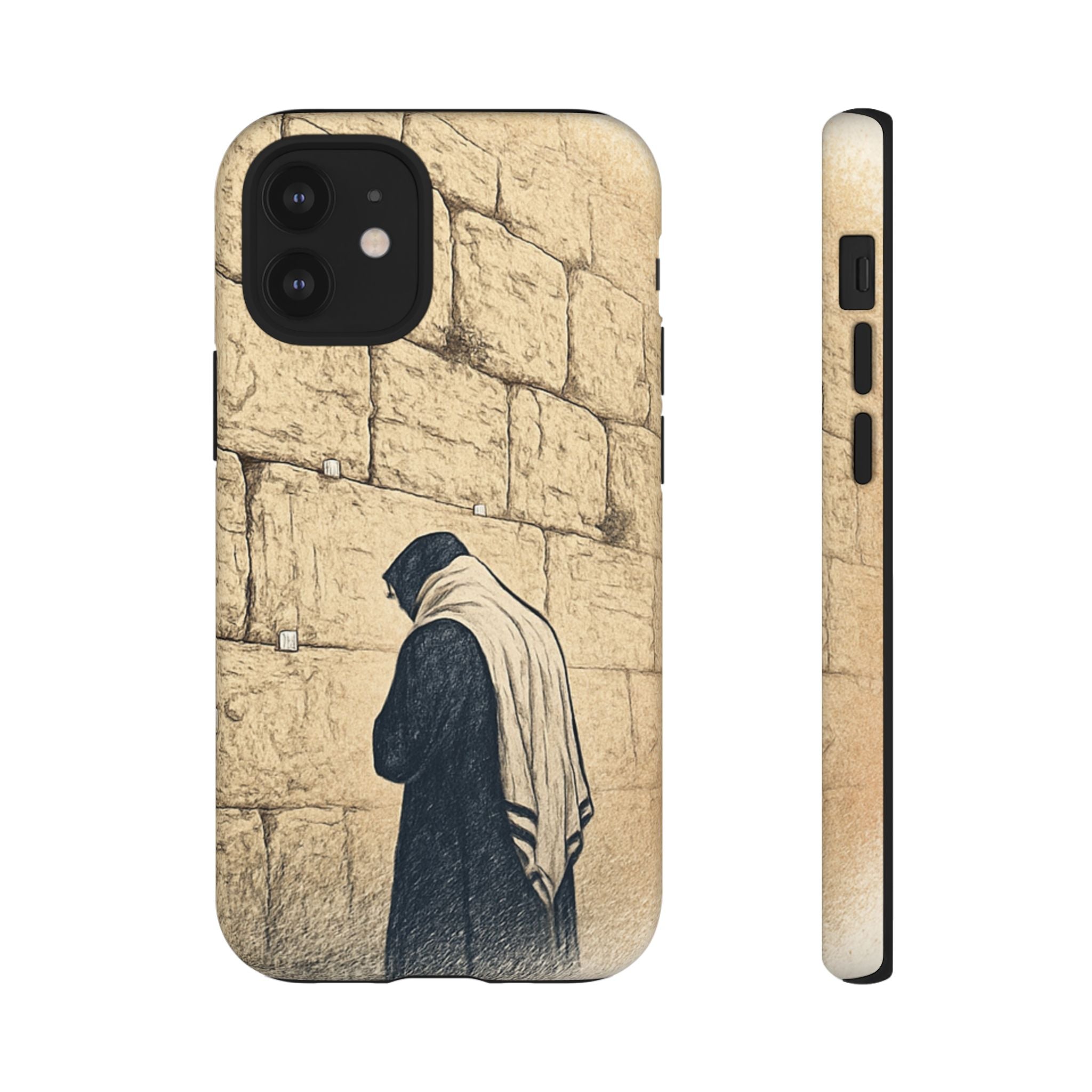 Western Wall Prayer Phone Case — Jewish Prayer Design Tough Cases