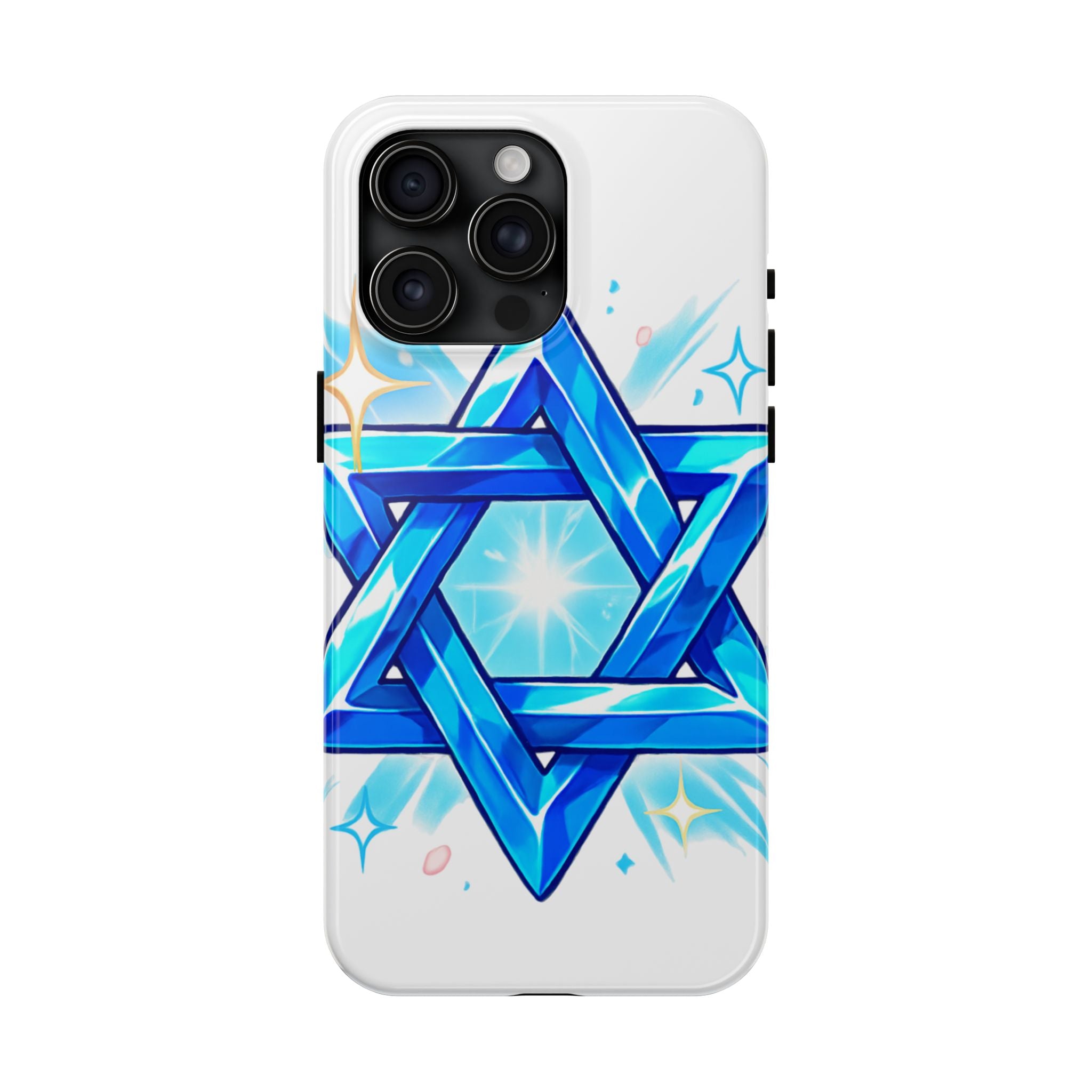 Star of David Blue Phone Case — Jewish Protection Design | Jewish Gift