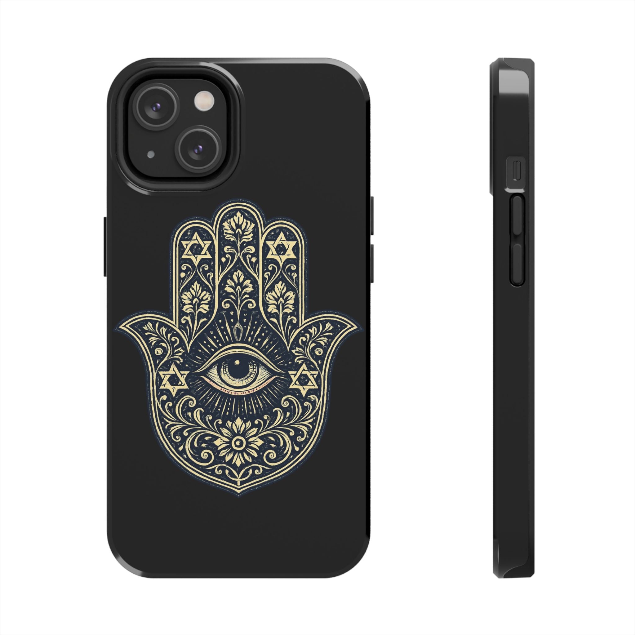 Hamsa Eye Tough Phone Case — Protective Spiritual Phone Cover