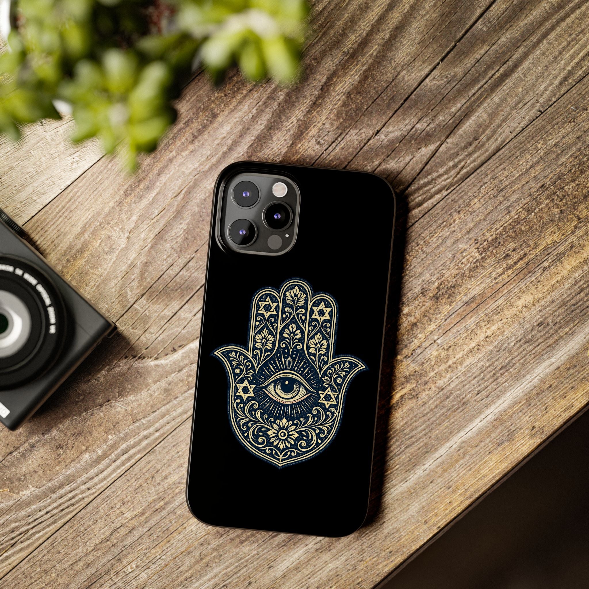 Hamsa Eye Slim Phone Case — Protective Spiritual Hand Design