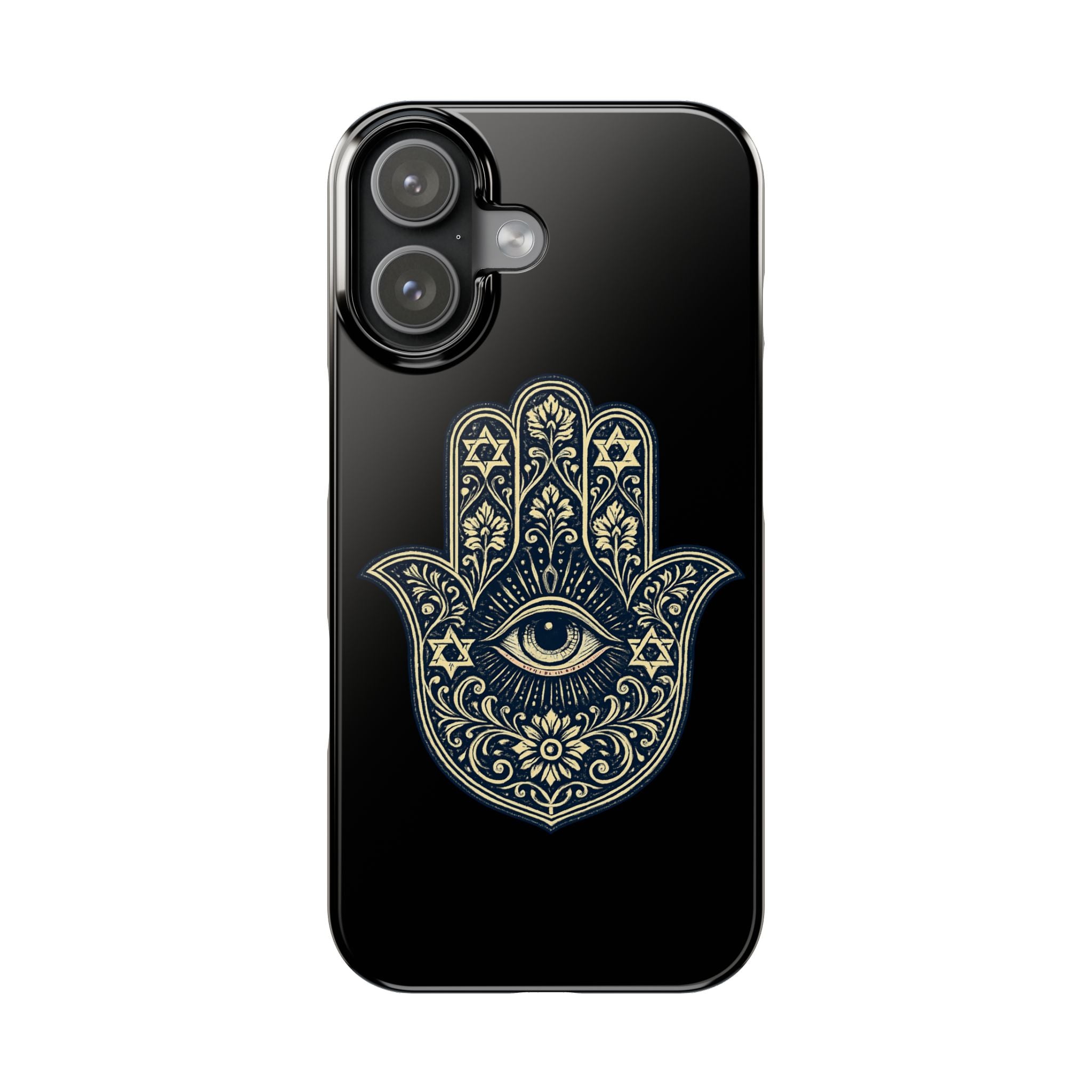 Hamsa Eye Slim Phone Case — Protective Spiritual Hand Design