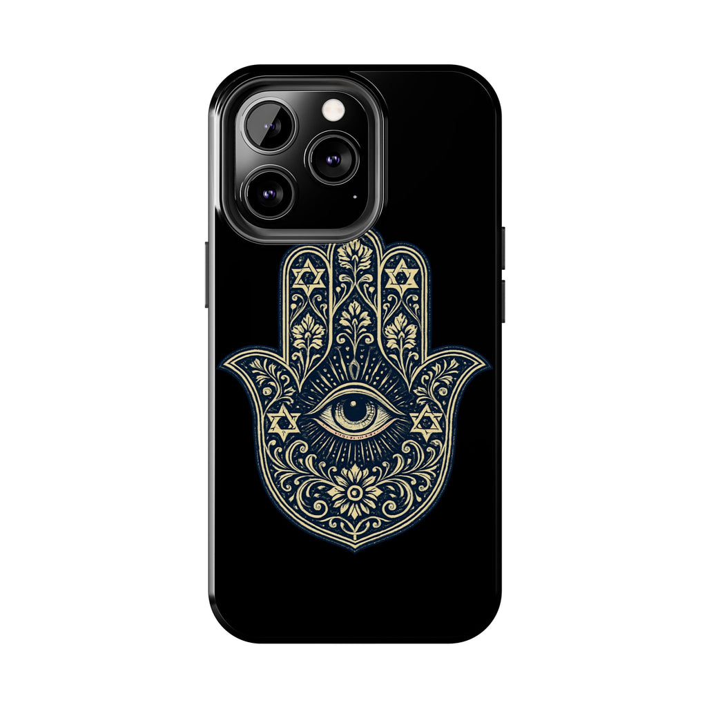Hamsa Eye Tough Phone Case — Protective Spiritual Phone Cover