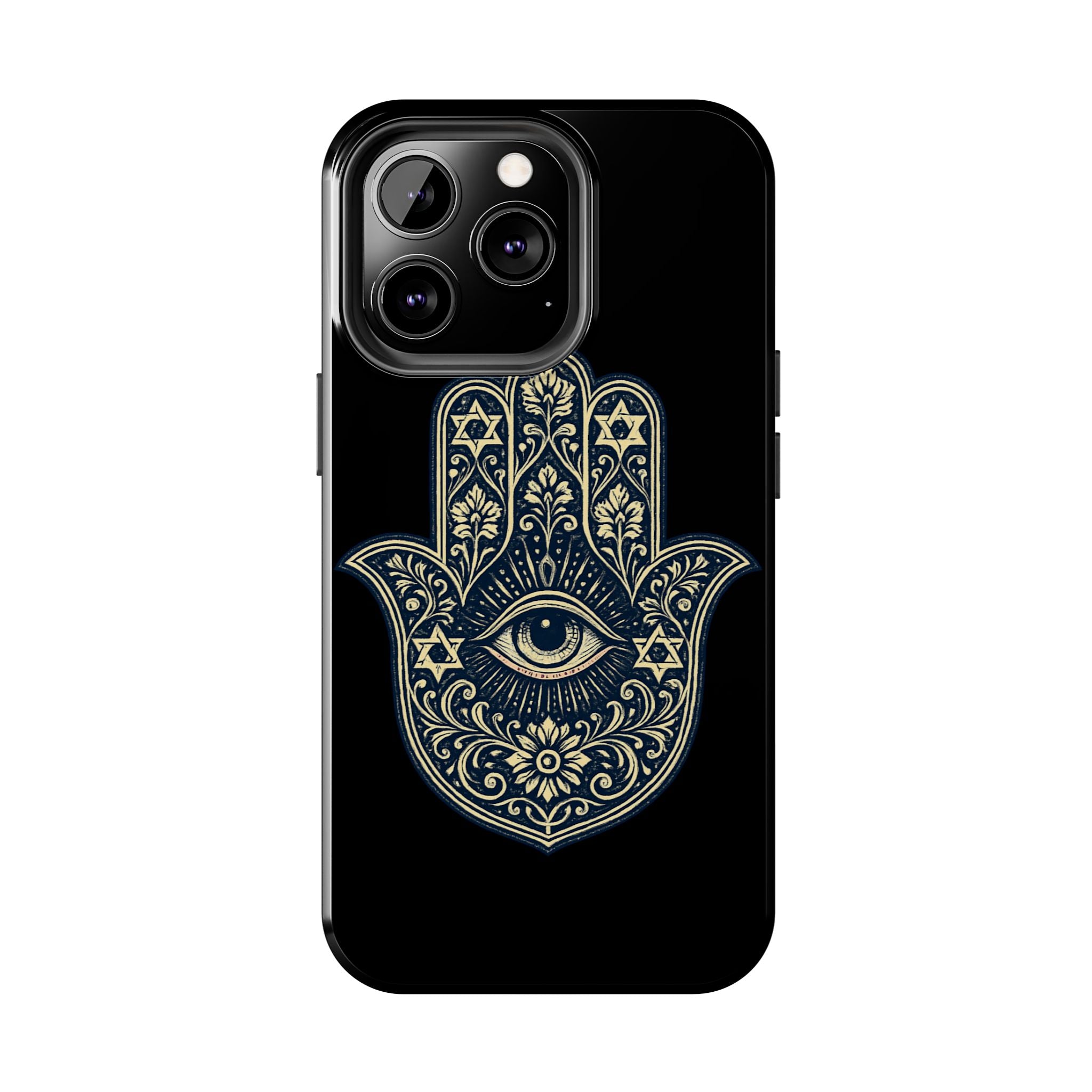 Hamsa Eye Tough Phone Case — Protective Spiritual Phone Cover