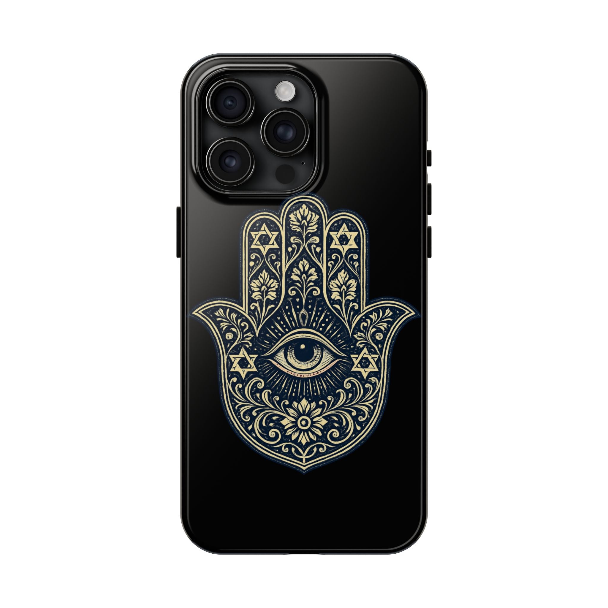 Hamsa Eye Tough Phone Case — Protective Spiritual Phone Cover