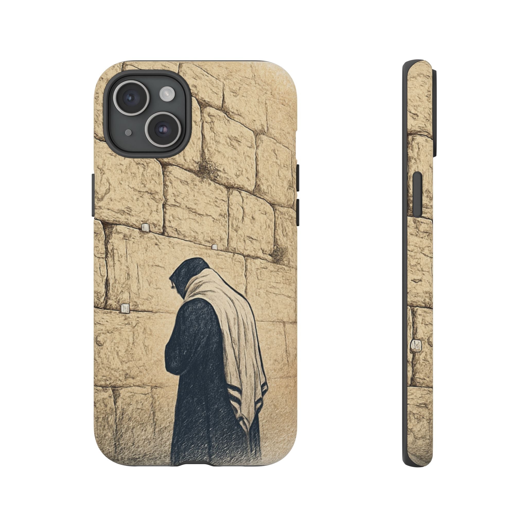 Western Wall Prayer Phone Case — Jewish Prayer Design Tough Cases