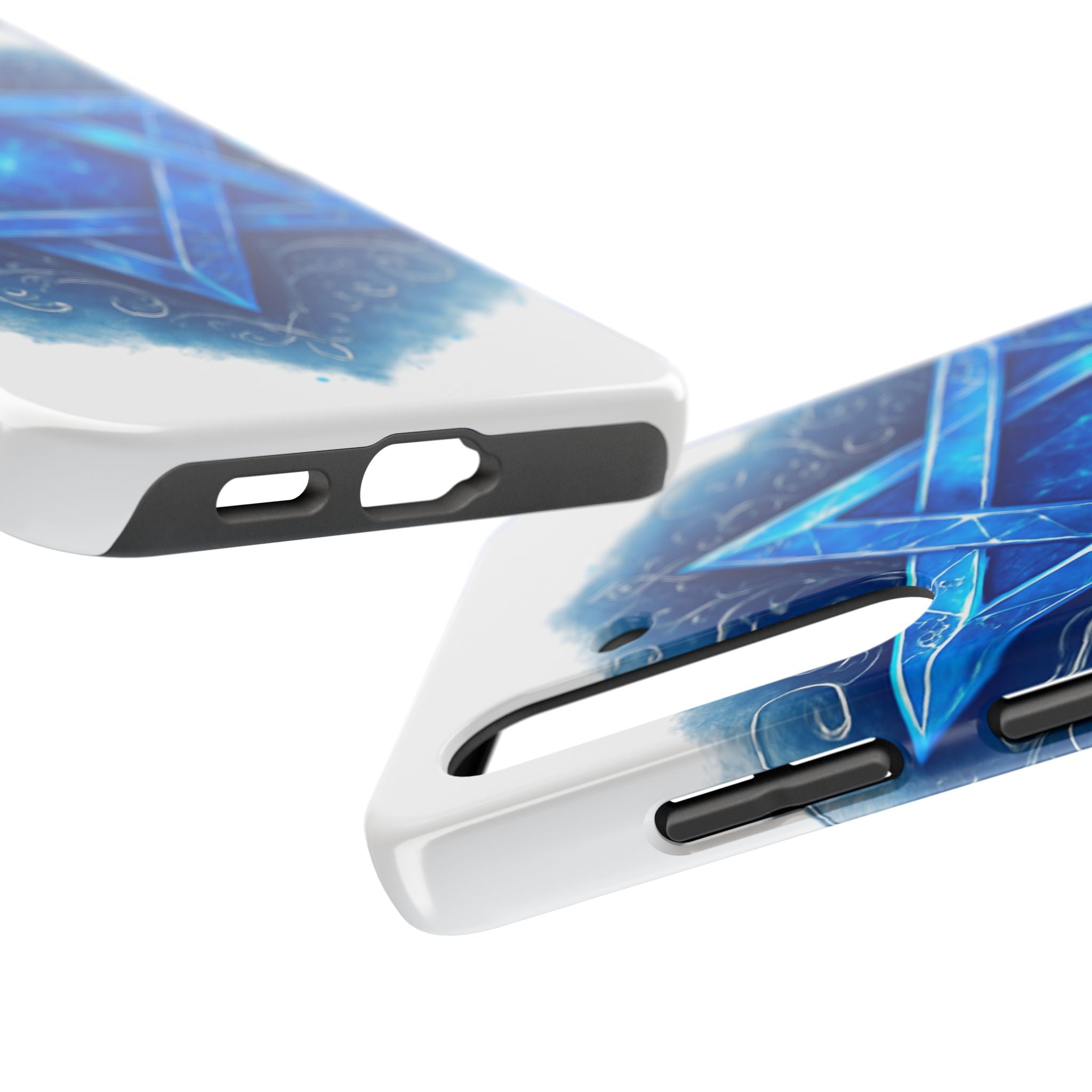 Jewish Star of David Blue Watercolor Tough Phone Case — Protective Jewish Symbol Phone Cover