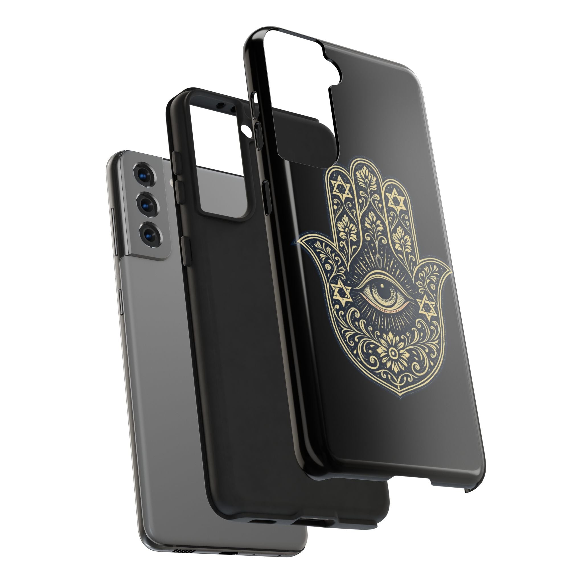 Hamsa Eye Tough Phone Case — Protective Spiritual Phone Cover