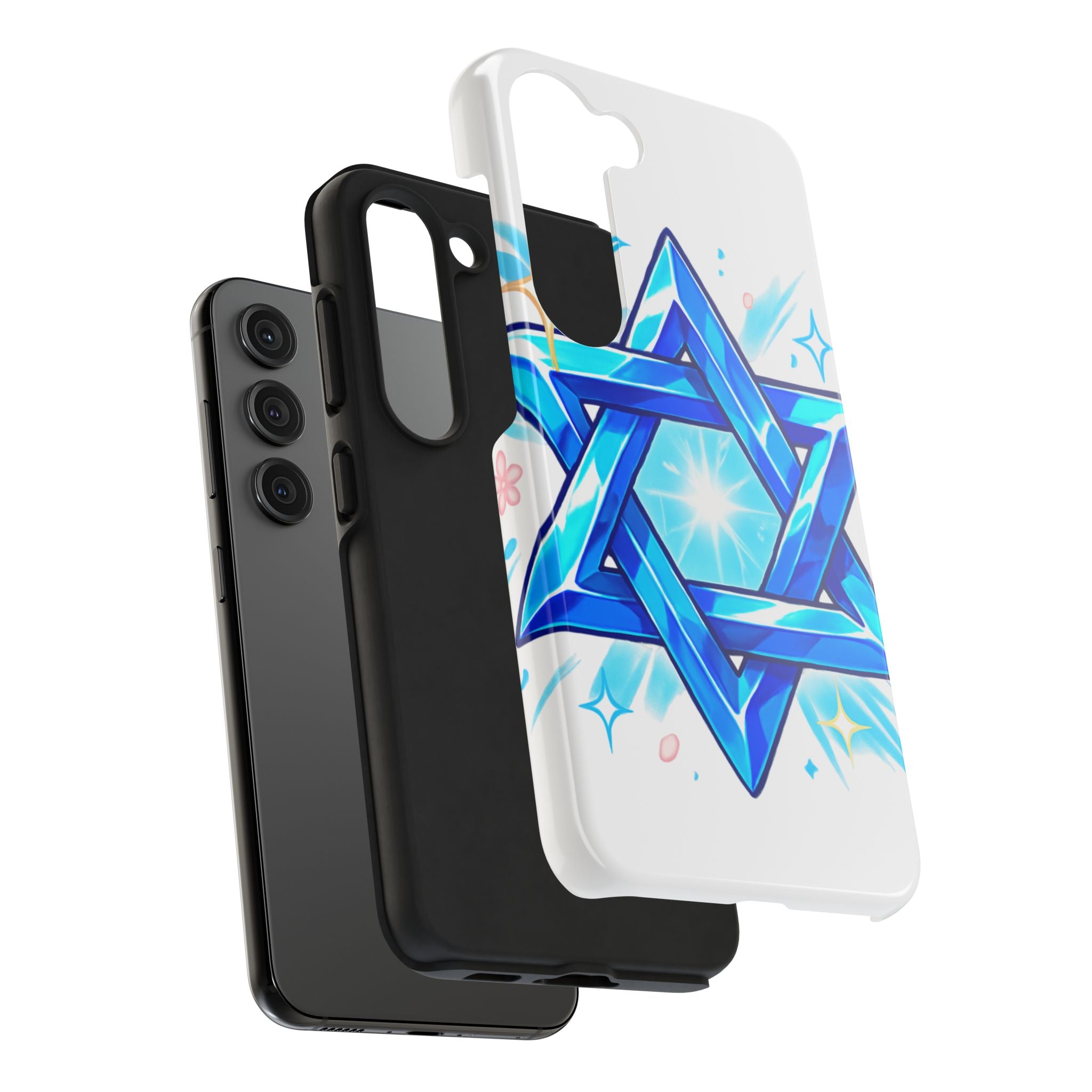 Star of David Blue Phone Case — Jewish Protection Design | Jewish Gift