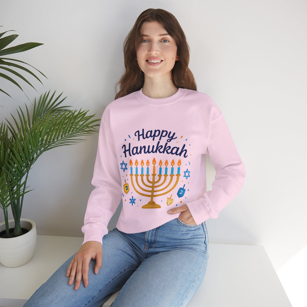 Happy Hanukkah Menorah Sweatshirt