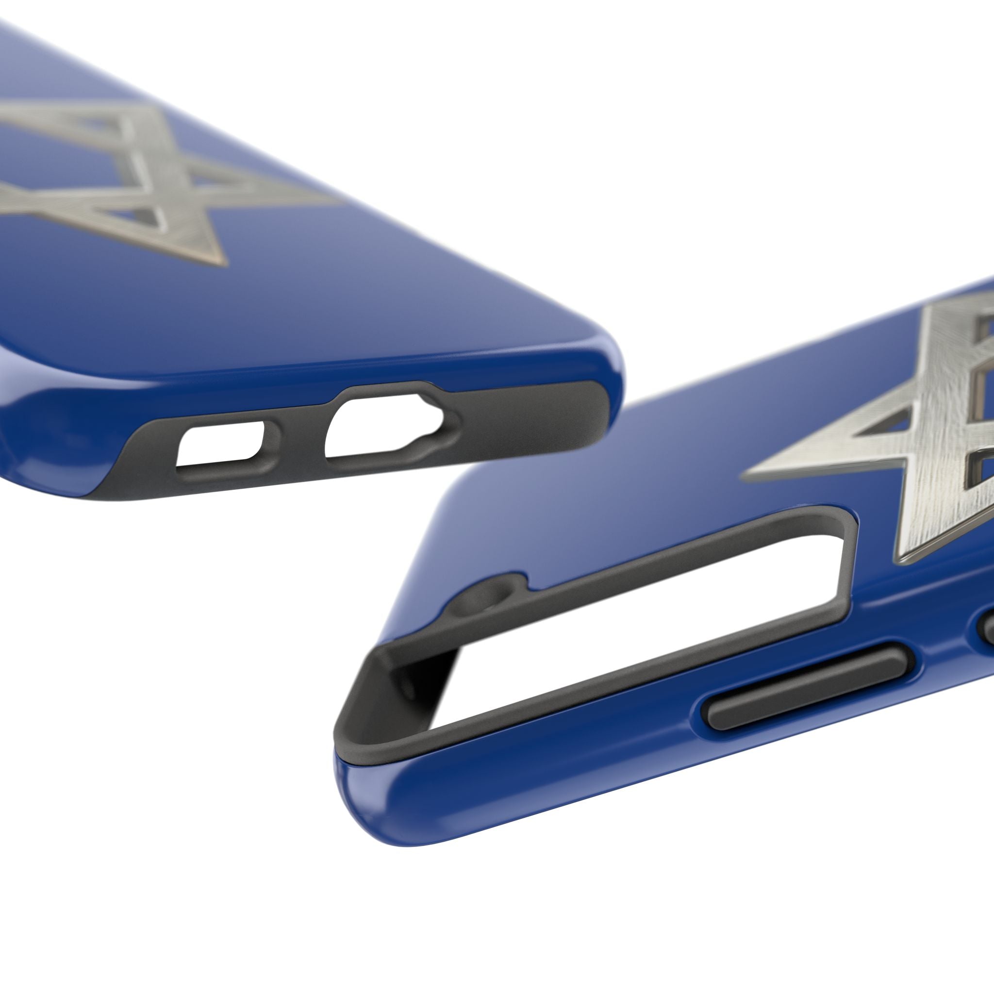 Jewish Blue Phone Case with Silver Star of David – Tough Protective Jewish Religious Design