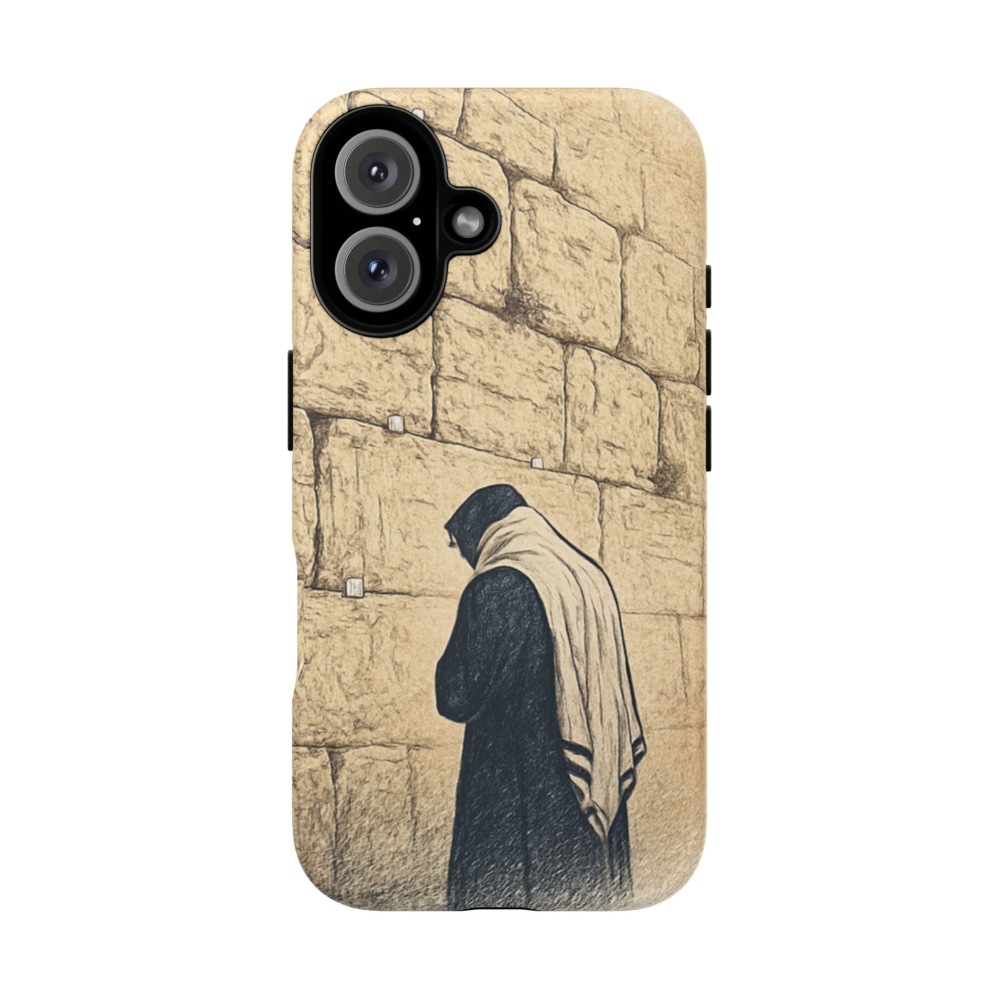Western Wall Prayer Phone Case — Jewish Prayer Design Tough Cases